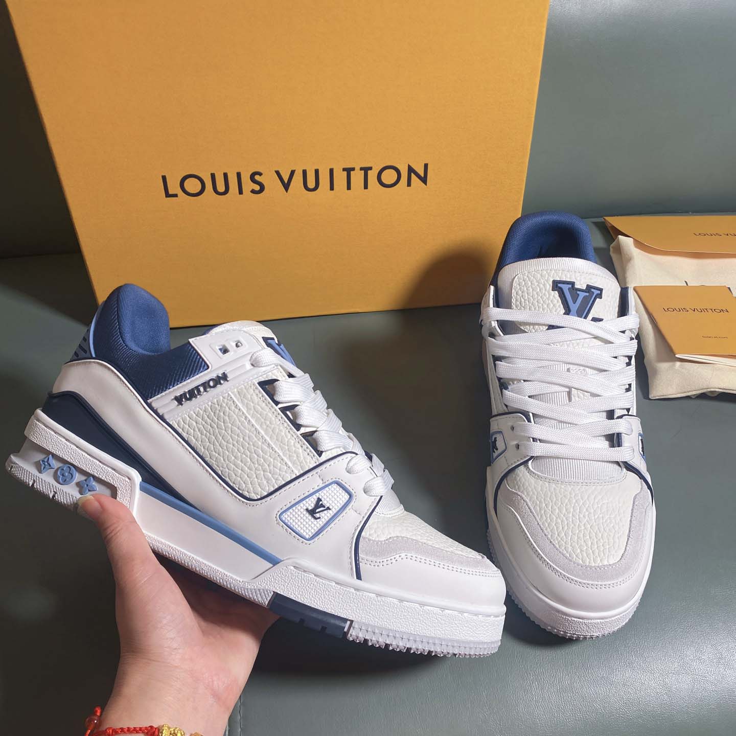 Louis Vuitton LV Trainer Sneaker     - DopestKickz