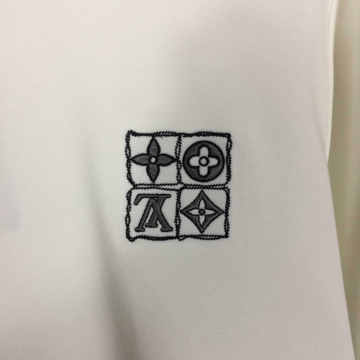 Louis Vuitton Embossed LV Long-Sleeved T-Shirt - DopestKickz