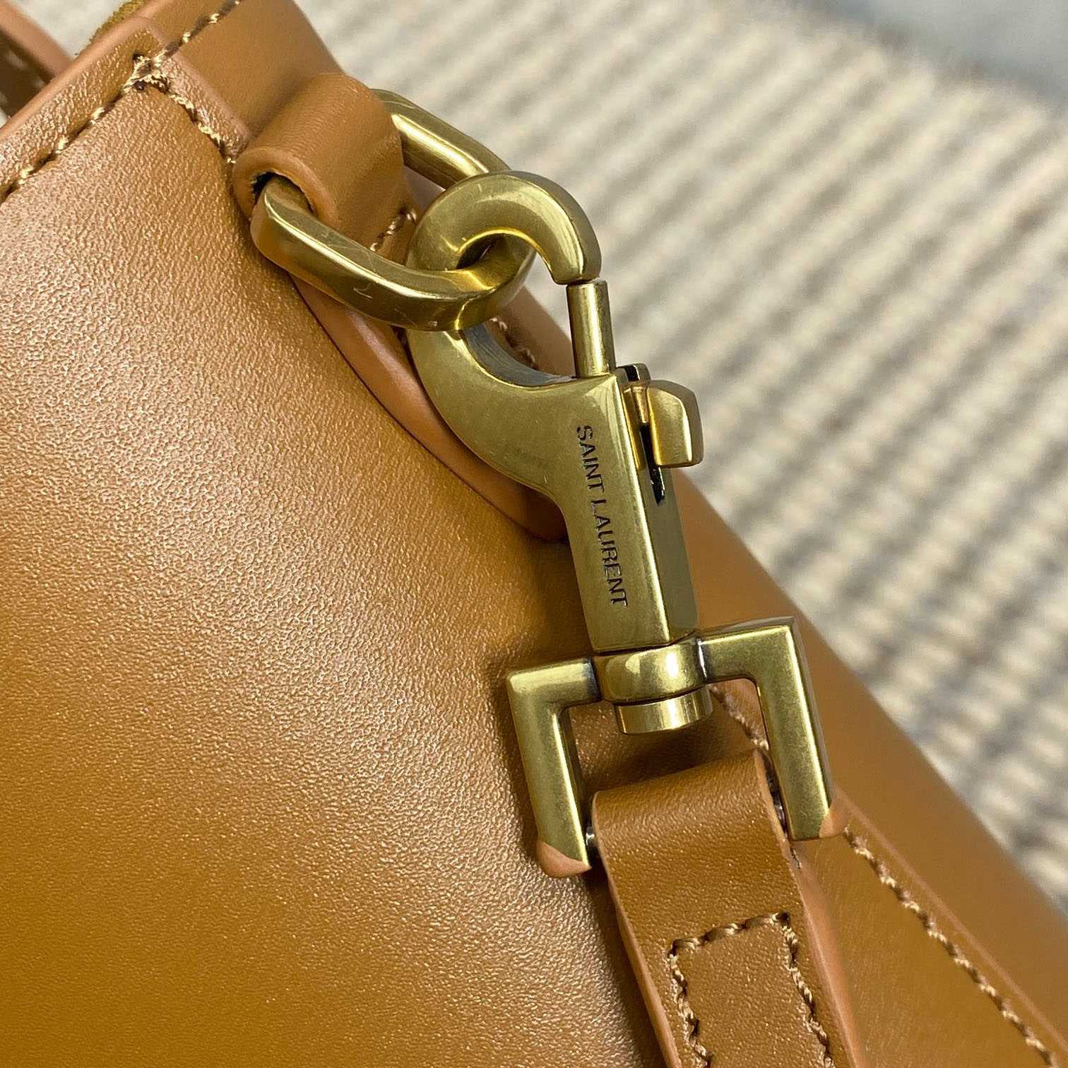 Saint Laurent Mini Toy Shopping Saint Laurent In Box Leather - DopestKickz