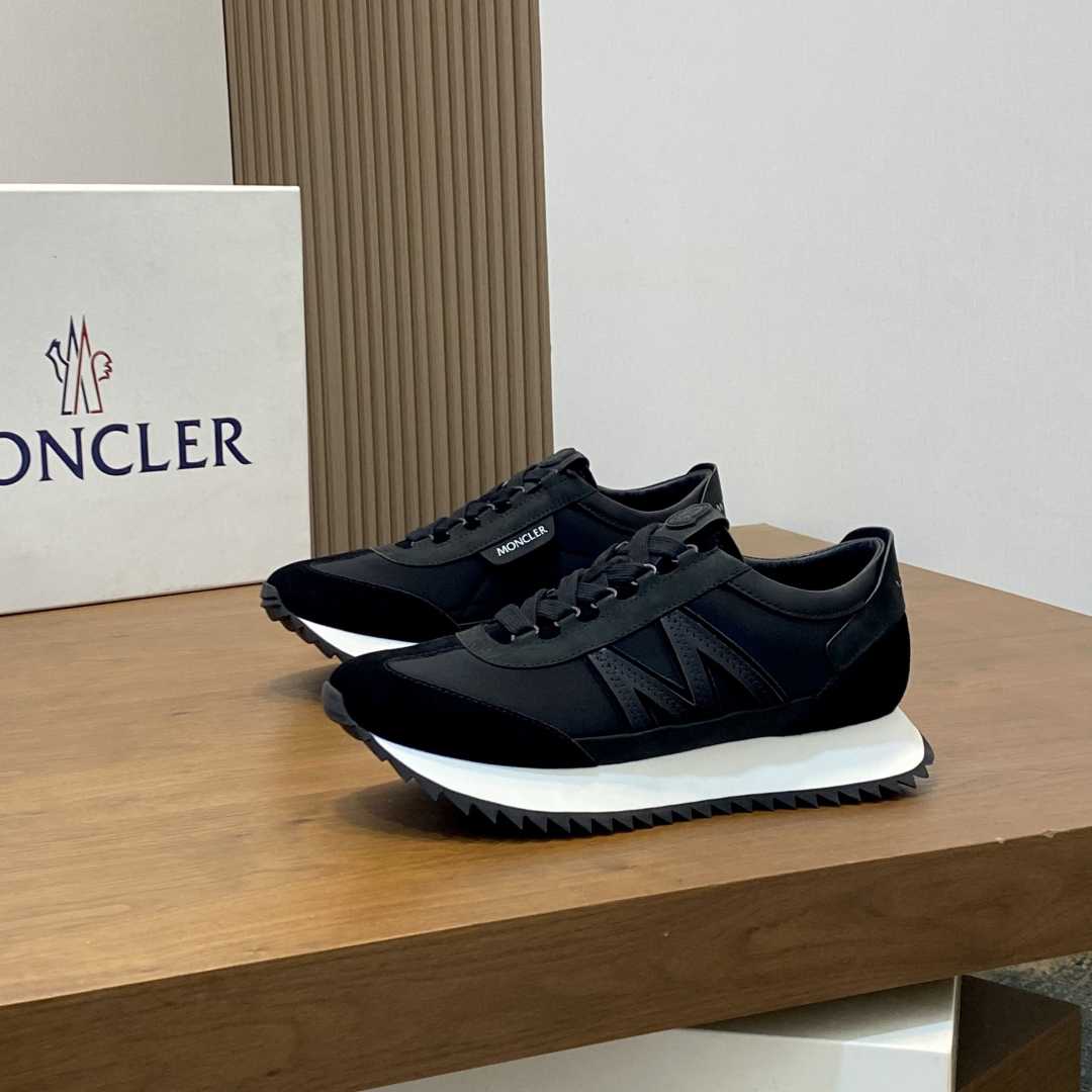 Moncler Pacey2 Suede & Nubuck Trainers - DopestKickz