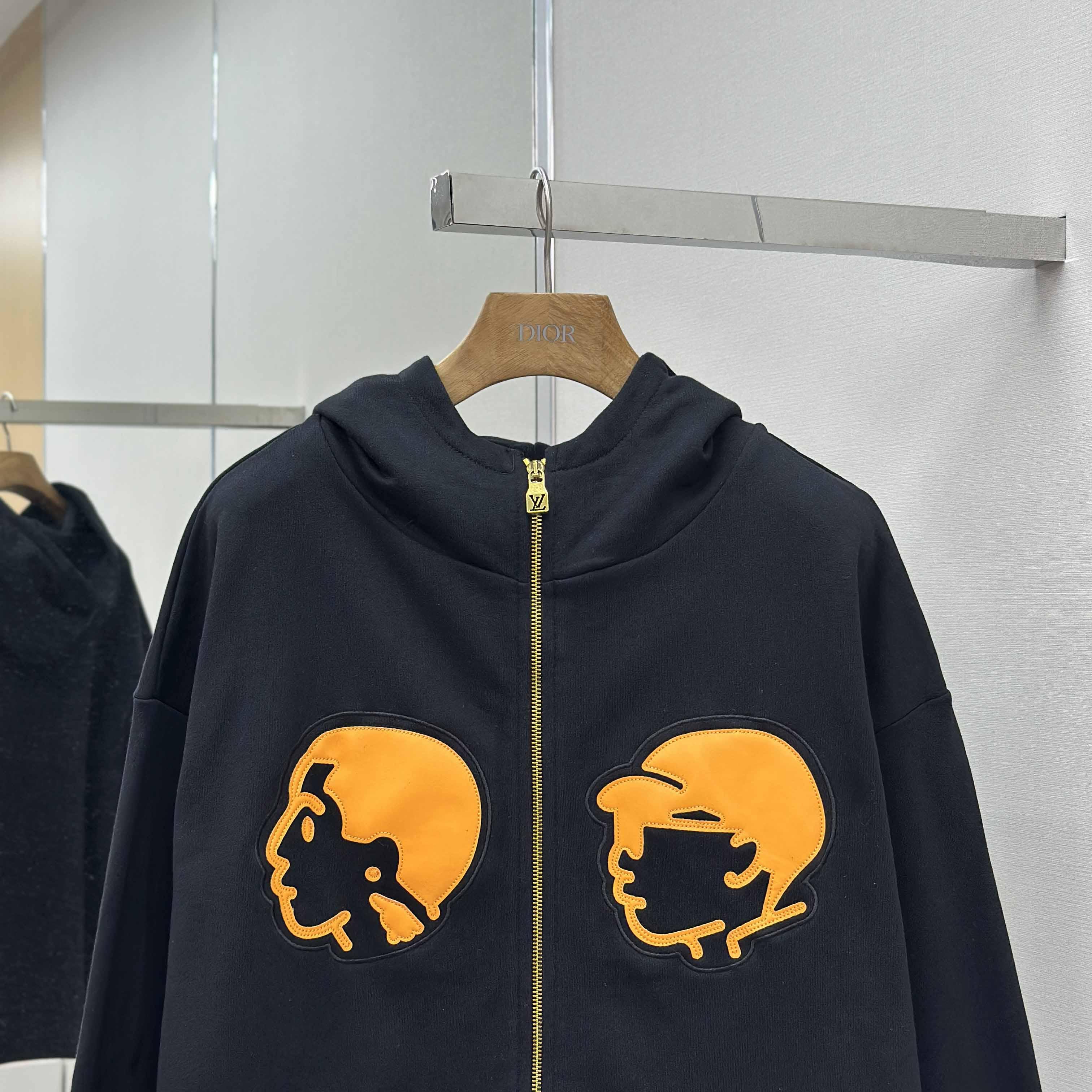 Louis Vuitton Zip Up Hoodie  1AIMQG - DopestKickz