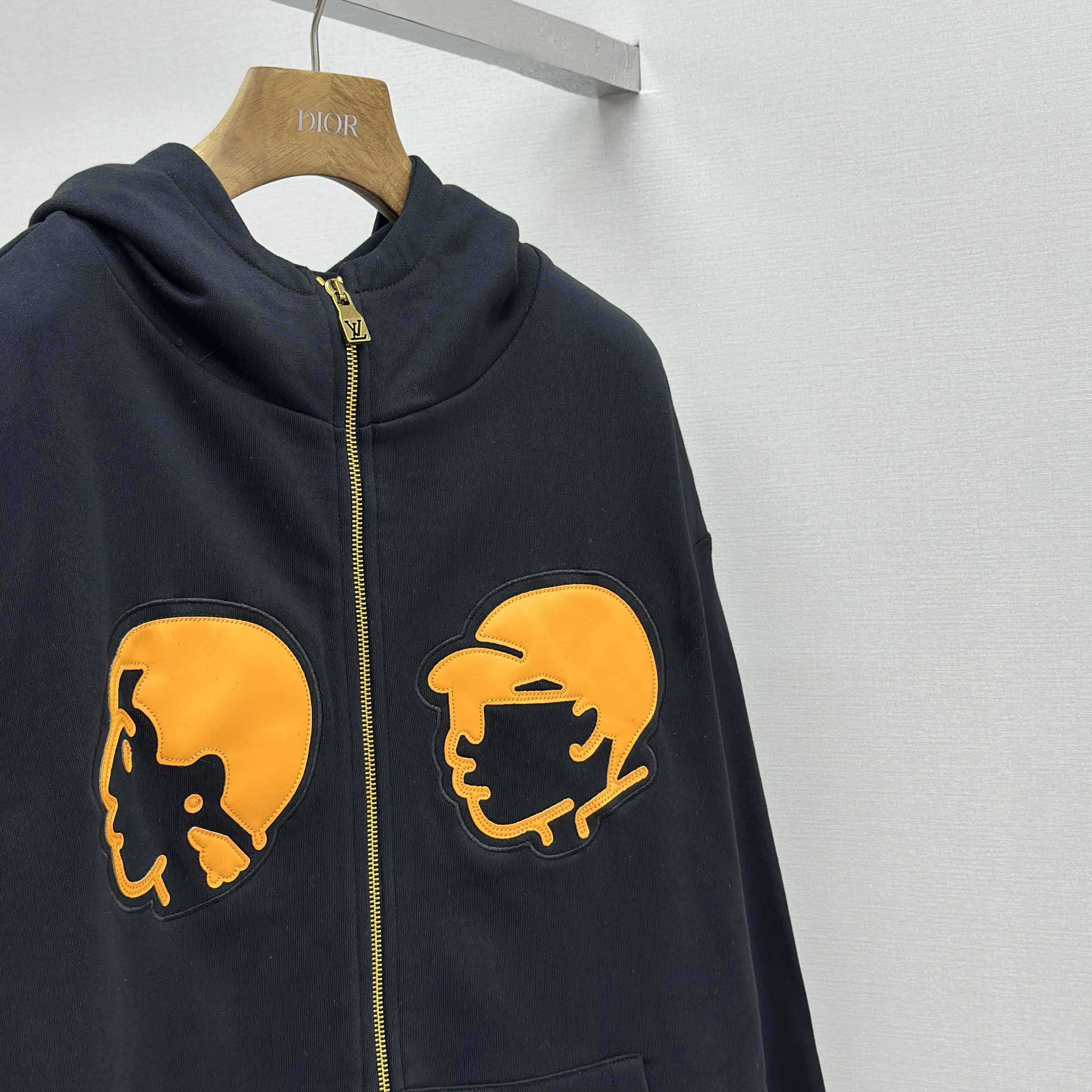 Louis Vuitton Zip Up Hoodie  1AIMQG - DopestKickz