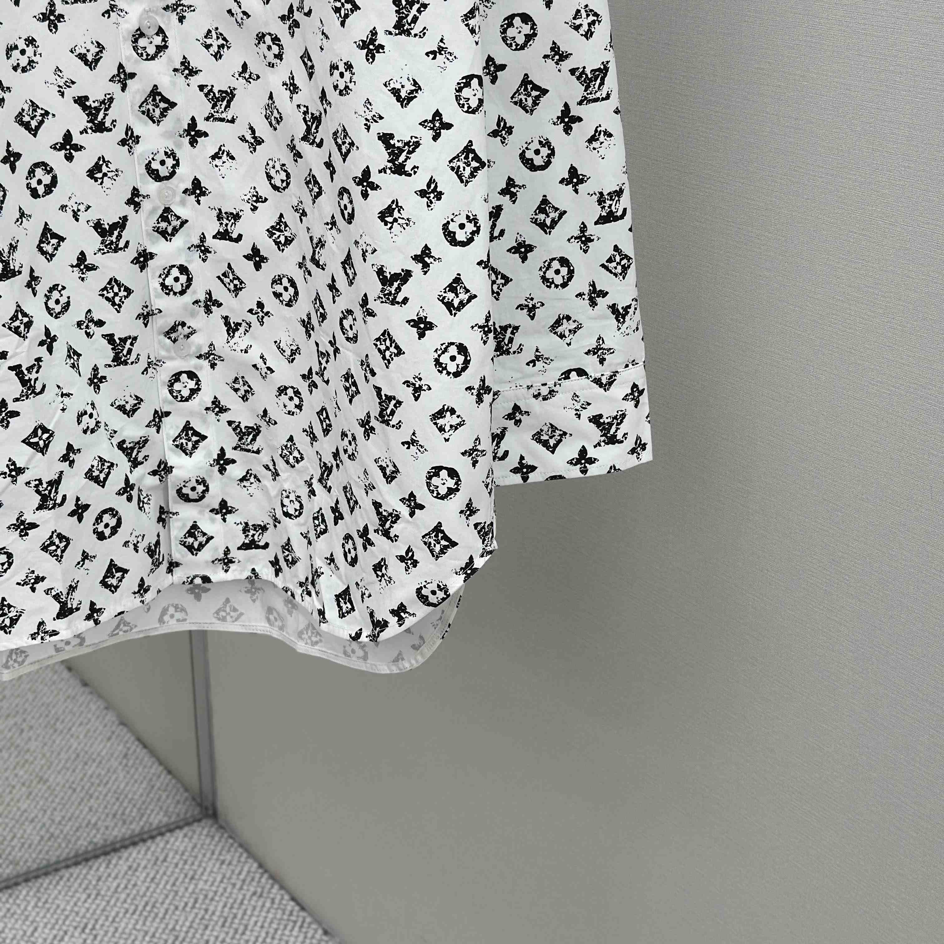 Louis Vuitton Monogram Fil Coupé Shirt   1AHX52 - DopestKickz
