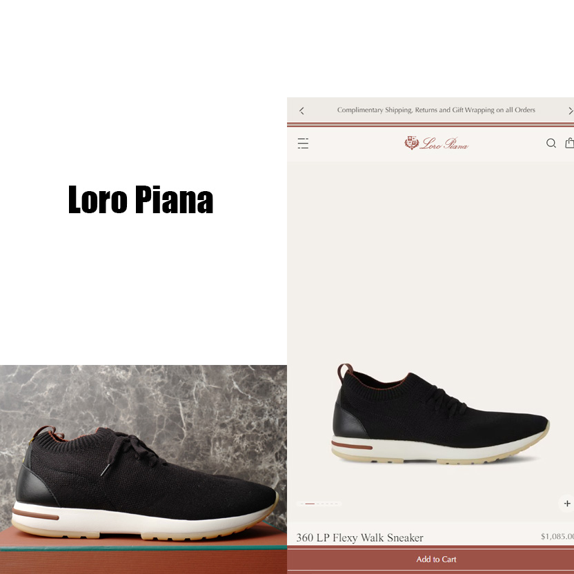 Loro Piana 360 LP Flexy Walk Sneaker - DopestKickz