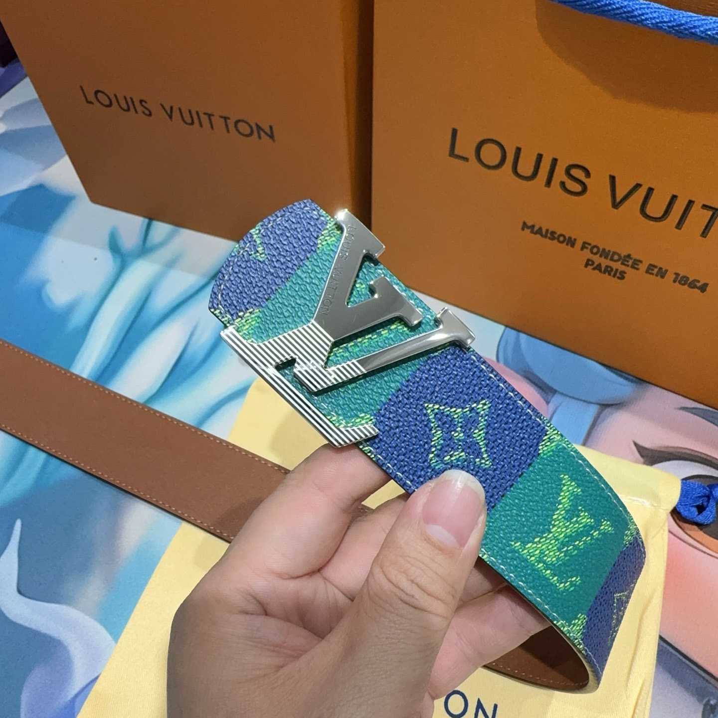 Louis Vuitton 40mm Reversible Belt  - DopestKickz