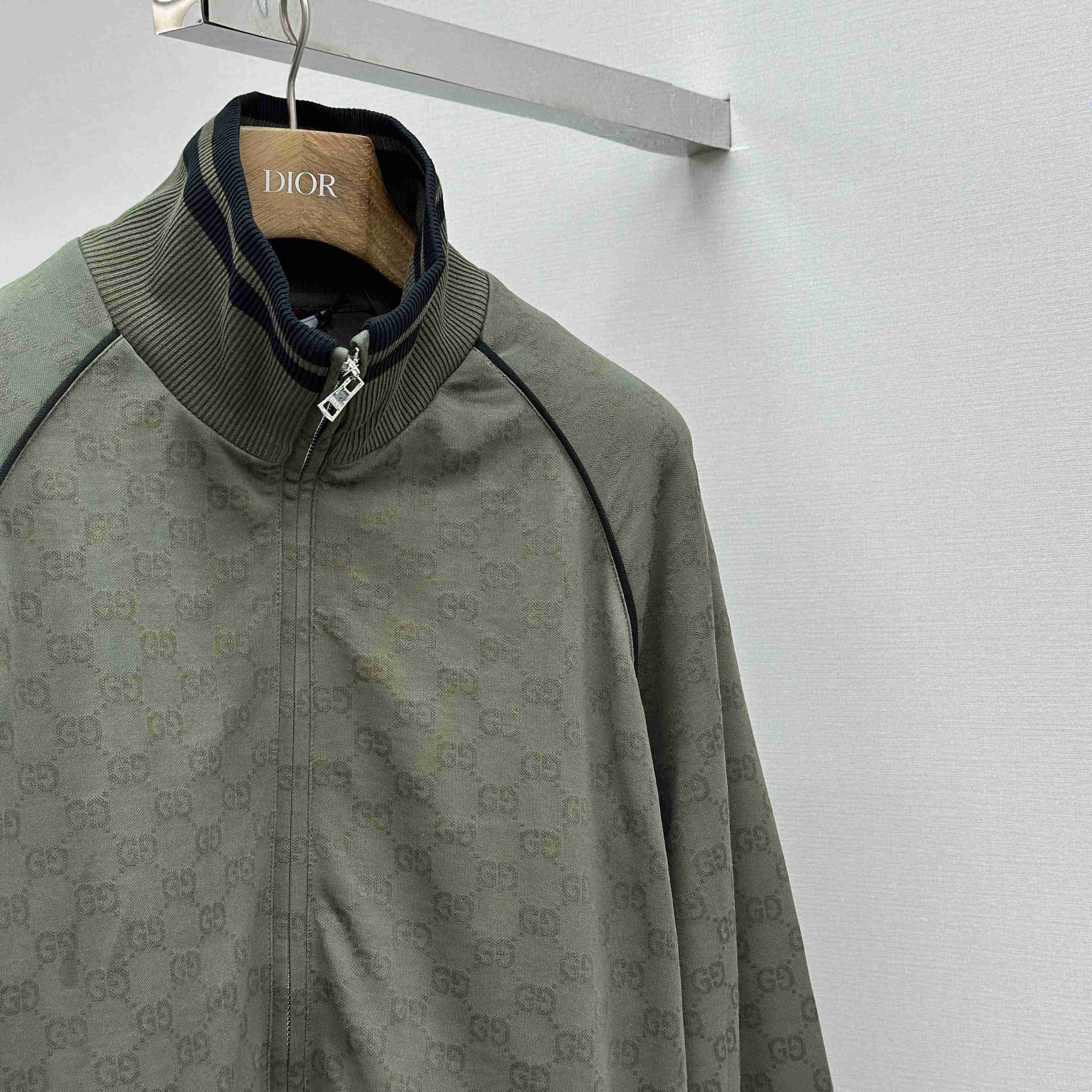 Gucci GG Jersey Jacquard Zip Jacket - DopestKickz