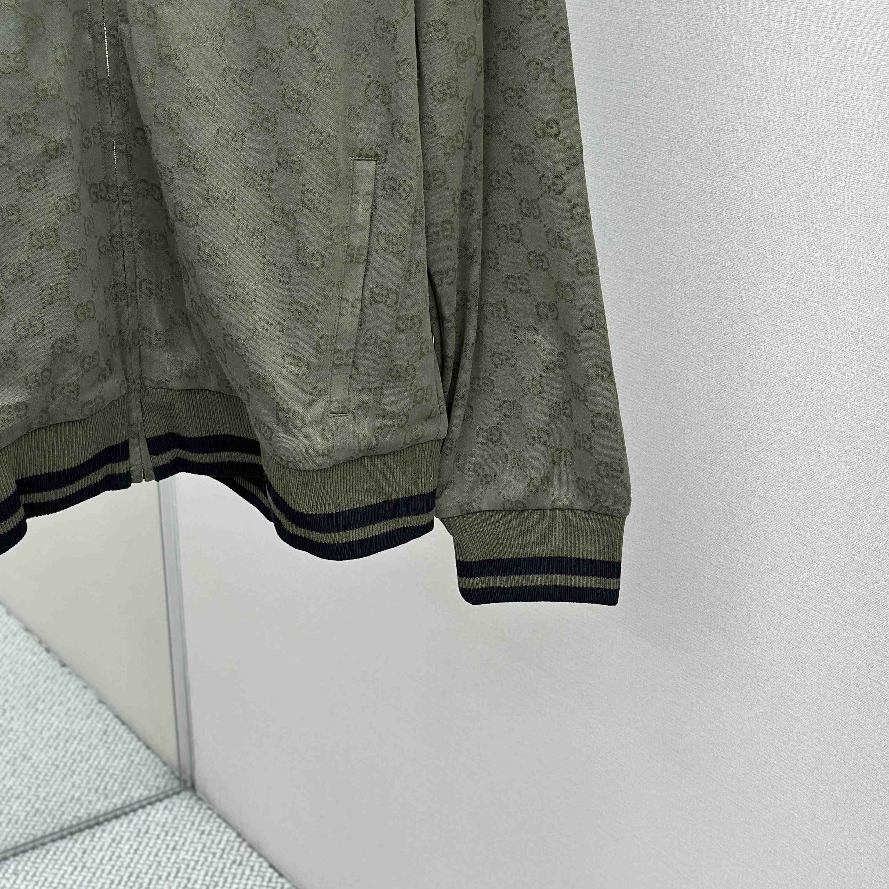 Gucci GG Jersey Jacquard Zip Jacket - DopestKickz