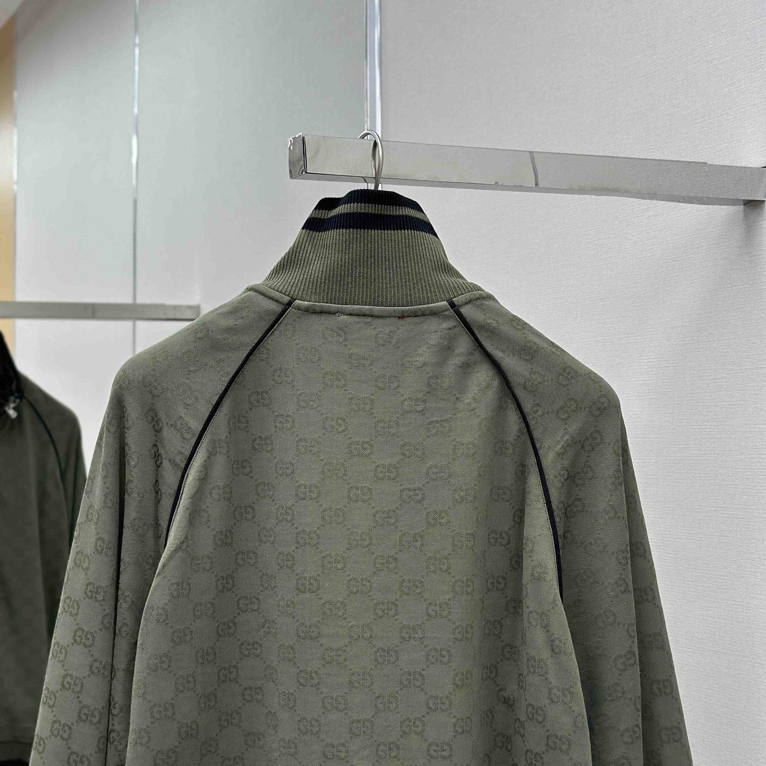 Gucci GG Jersey Jacquard Zip Jacket - DopestKickz