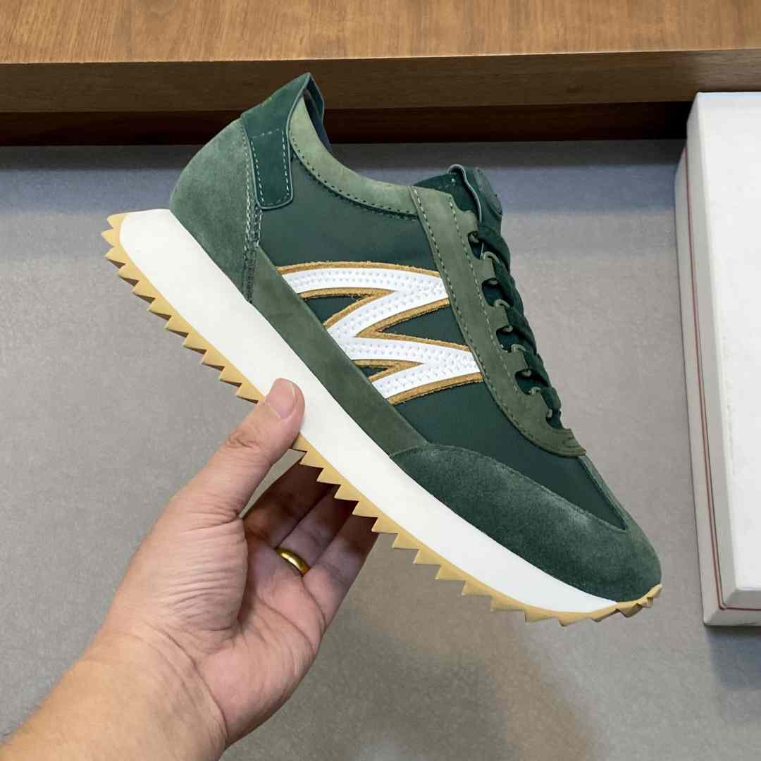 Moncler Pacey2 Suede & Nubuck Trainers - DopestKickz