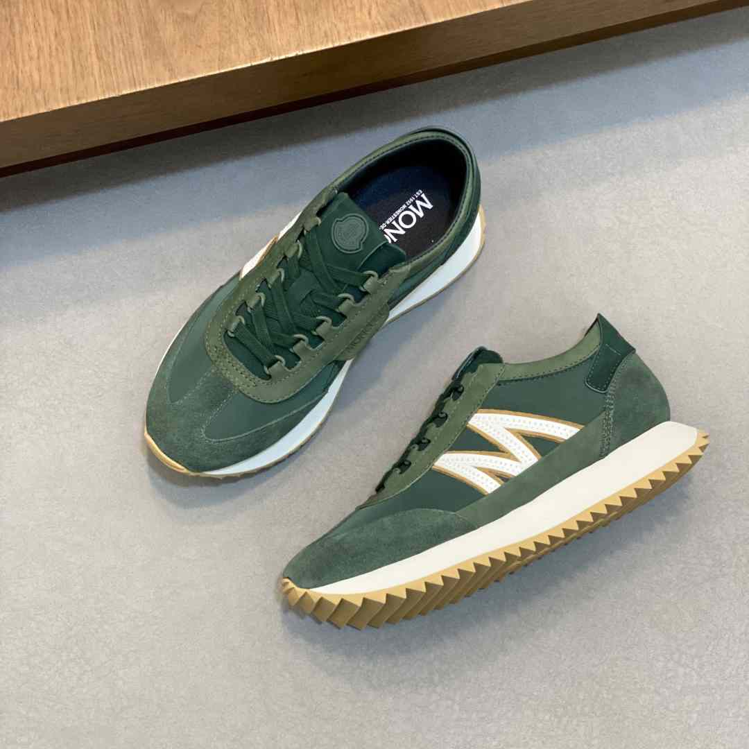 Moncler Pacey2 Suede & Nubuck Trainers - DopestKickz