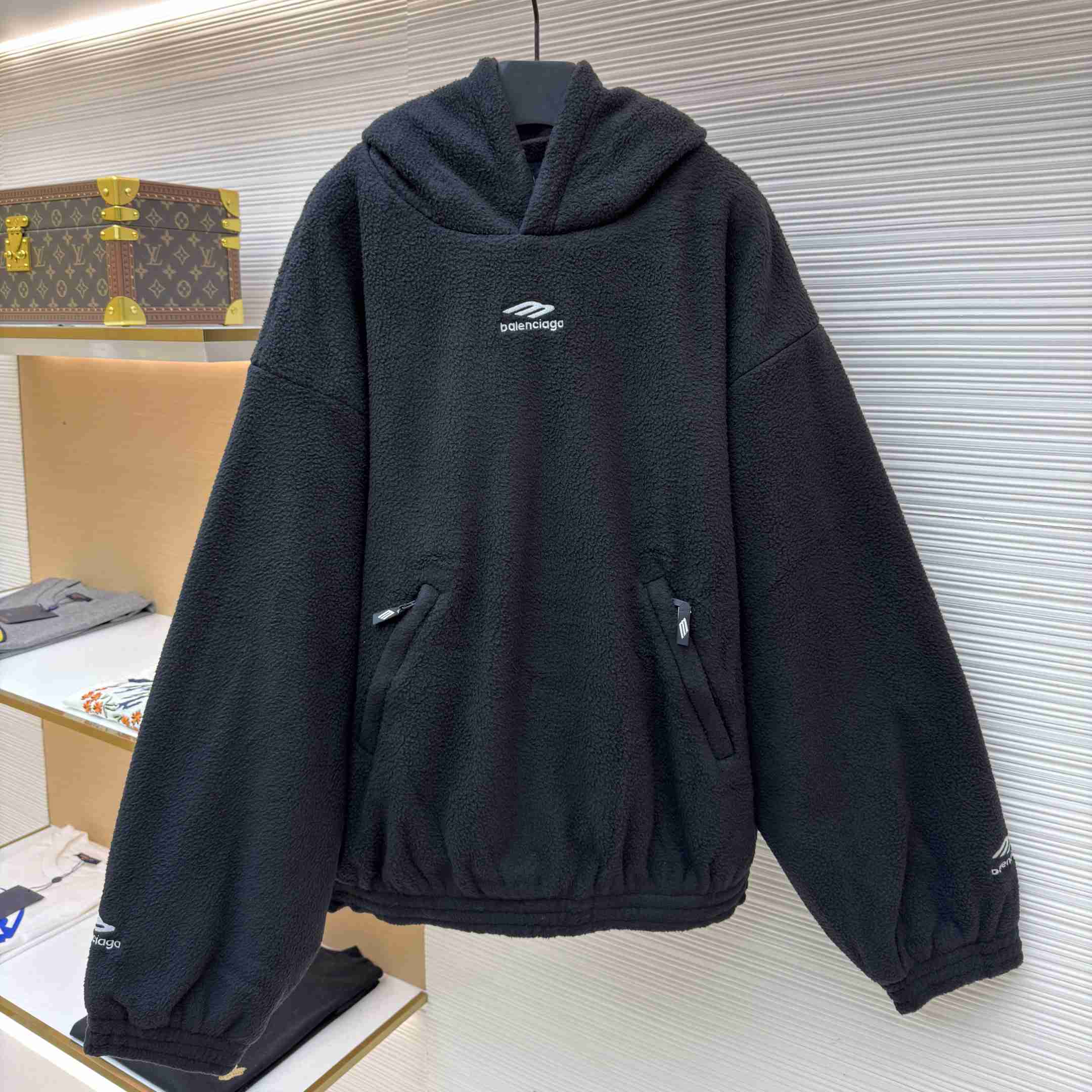 Balenciaga Fleece Sweatshirt  - DopestKickz