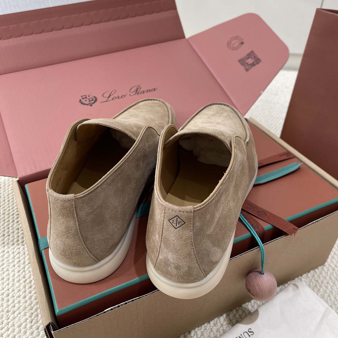 Loro Piana White Sole Summer Walk Loafers - DopestKickz