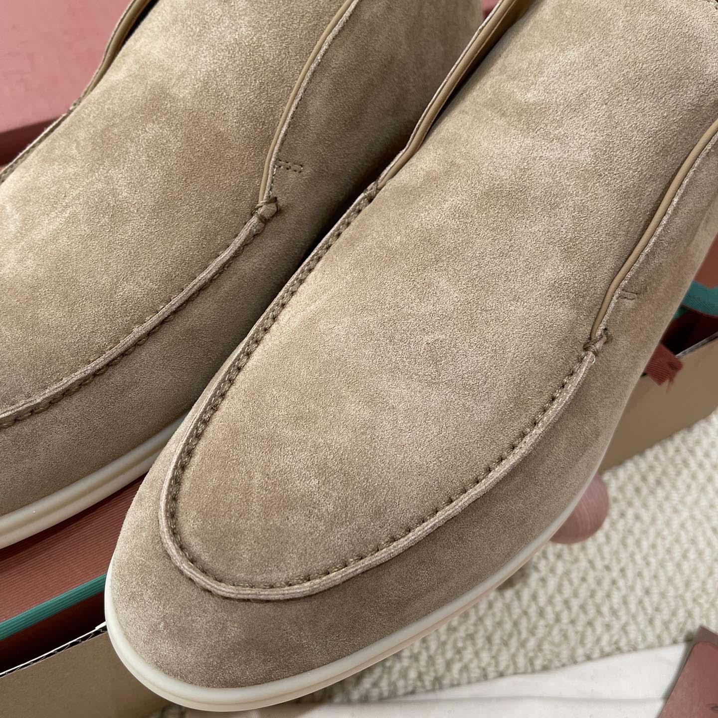 Loro Piana White Sole Summer Walk Loafers - DopestKickz