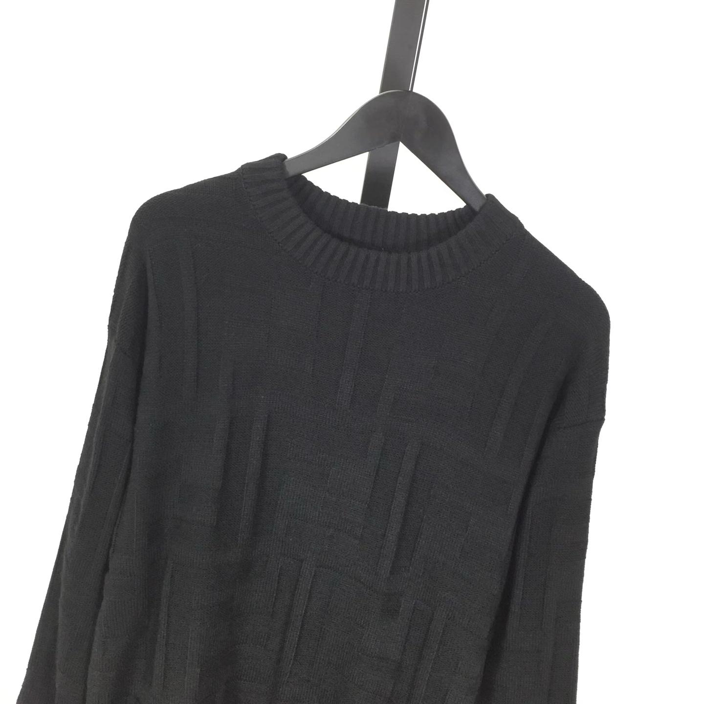Fendi Black Wool Pullover - DopestKickz