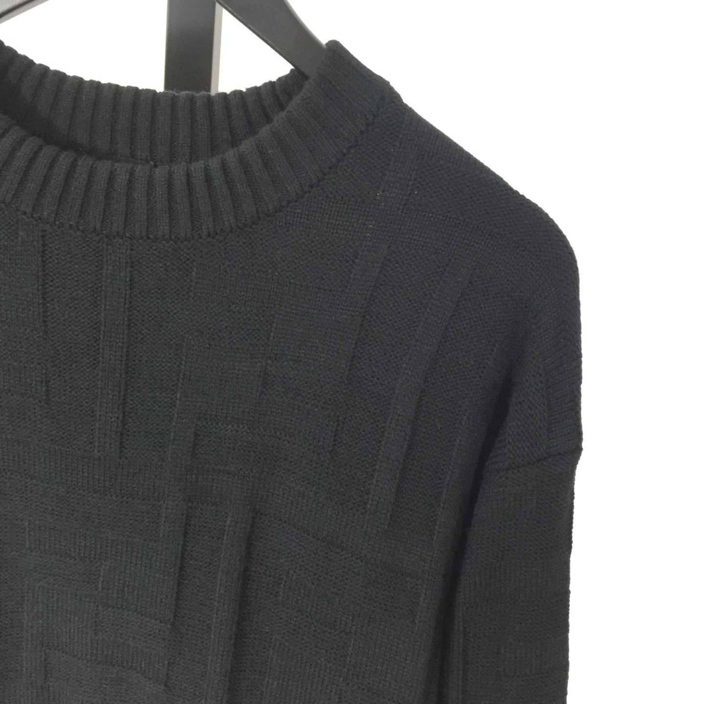 Fendi Black Wool Pullover - DopestKickz