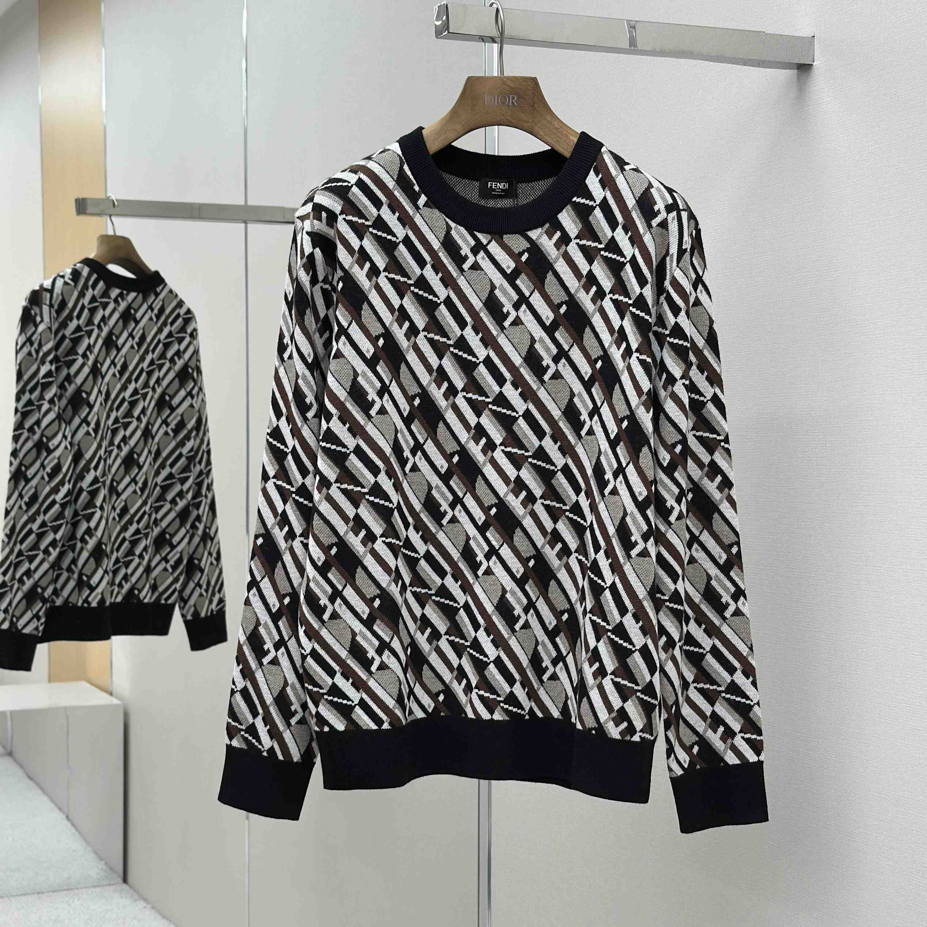 Fendi Multicolor Wool Jumper - DopestKickz