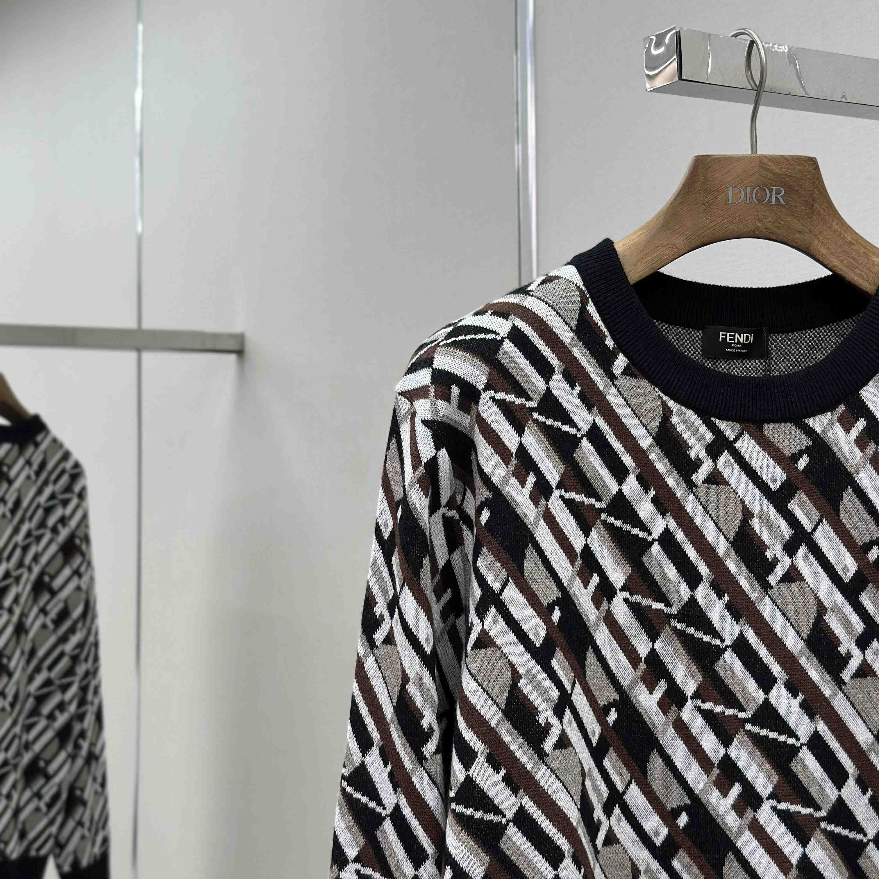 Fendi Multicolor Wool Jumper - DopestKickz