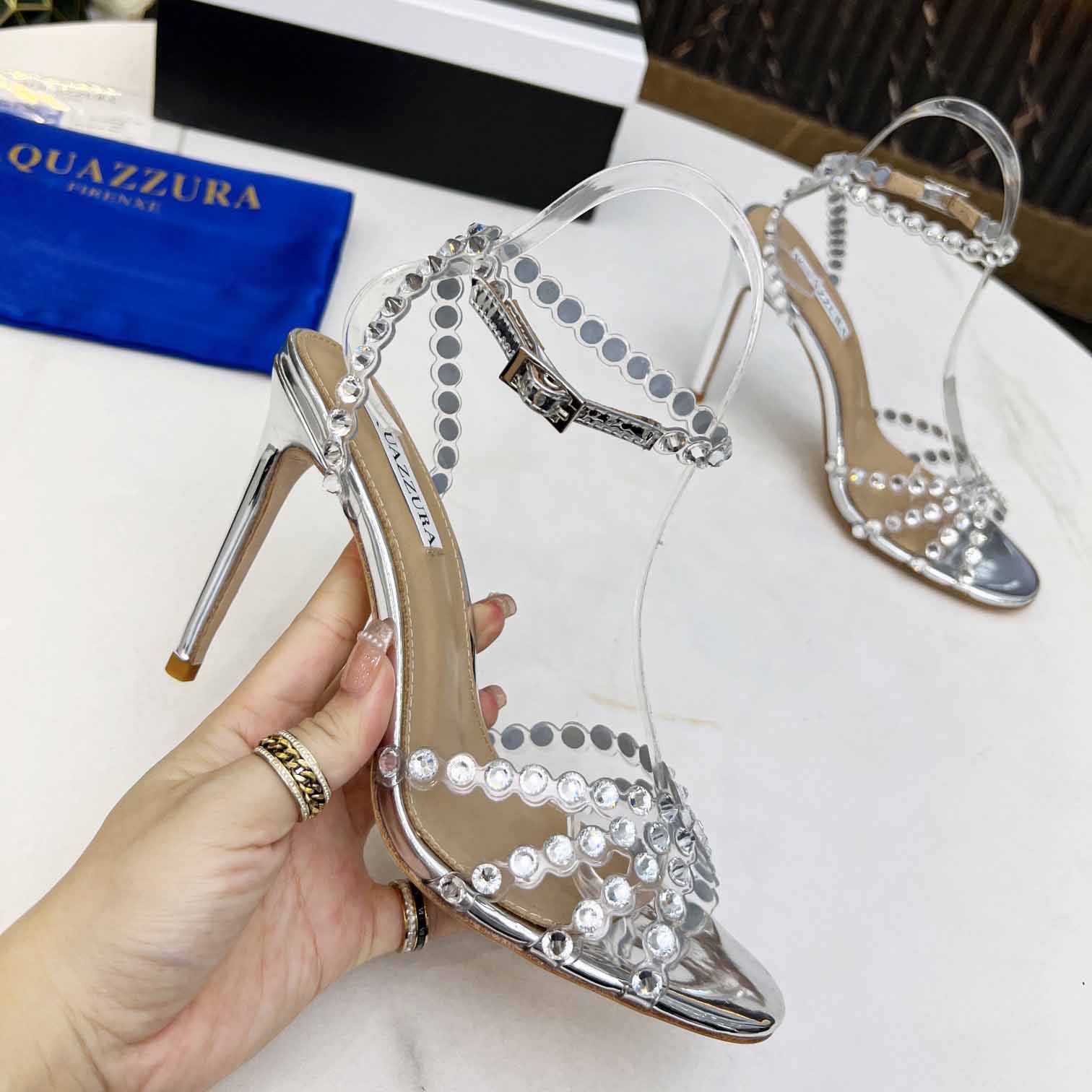Aquazzura Tequila Plexi Sanda    - DopestKickz