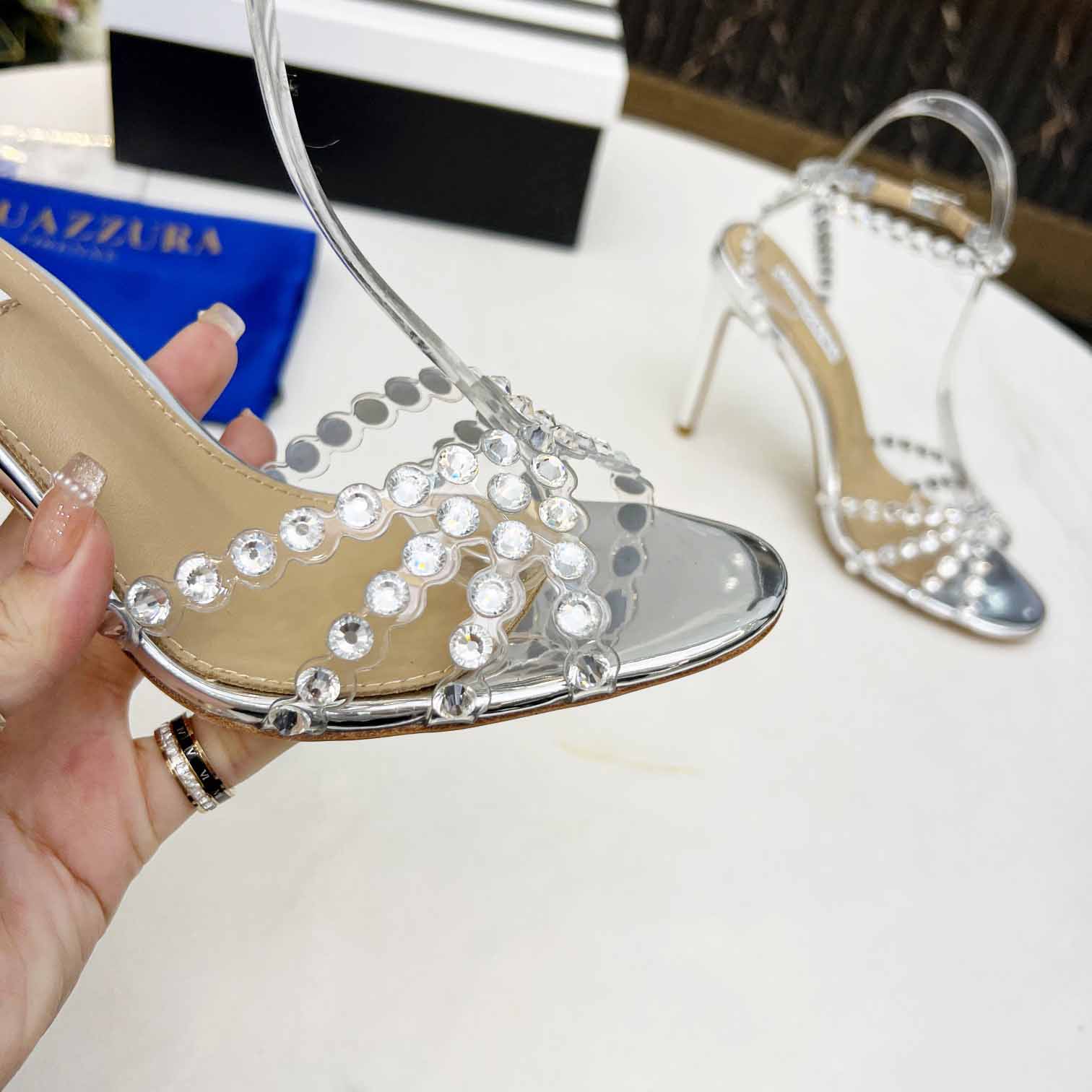 Aquazzura Tequila Plexi Sanda    - DopestKickz