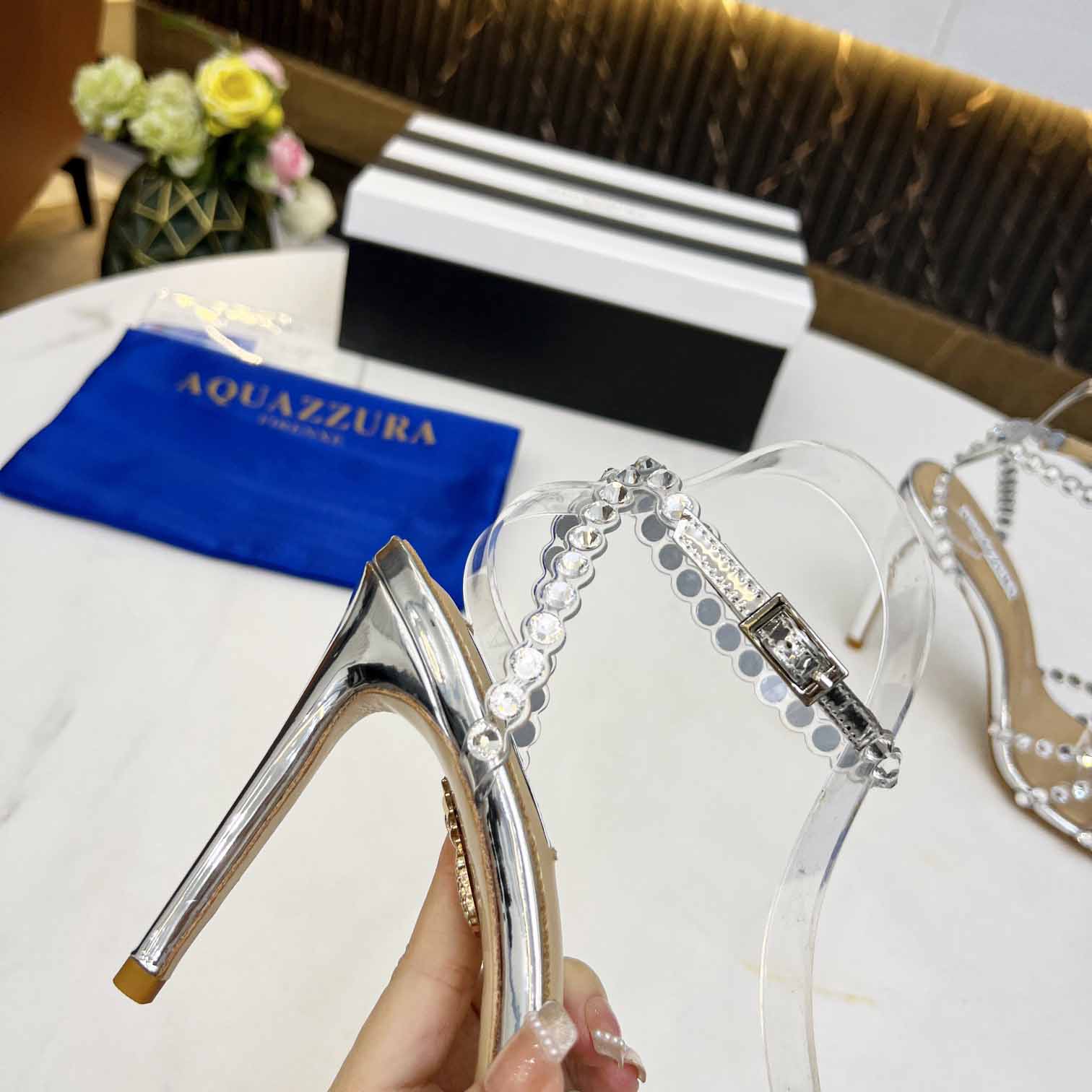 Aquazzura Tequila Plexi Sanda    - DopestKickz