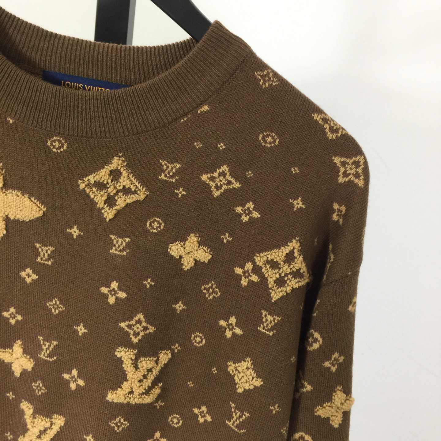 Louis Vuitton Monogram Wool Blend Pullover - DopestKickz