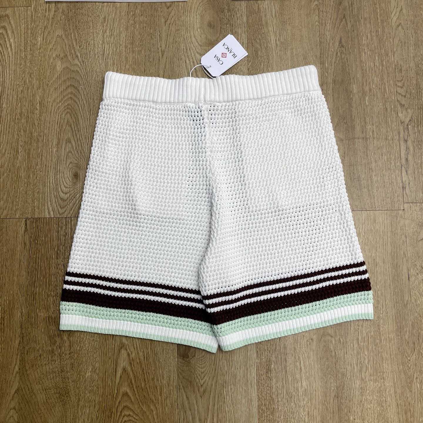 Casablanca Cotton Tennis Crochet Shorts    Z6034 - DopestKickz