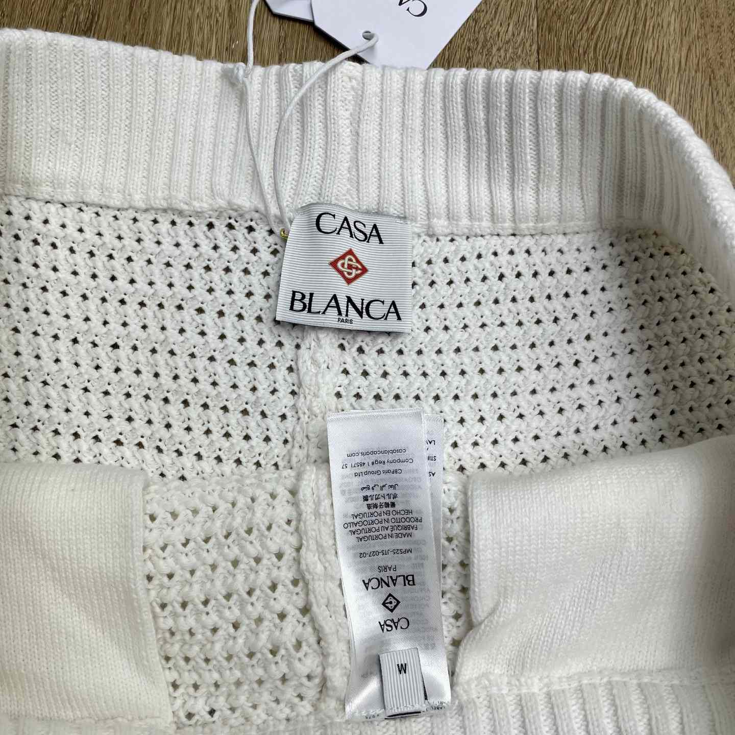 Casablanca Cotton Tennis Crochet Shorts    Z6034 - DopestKickz