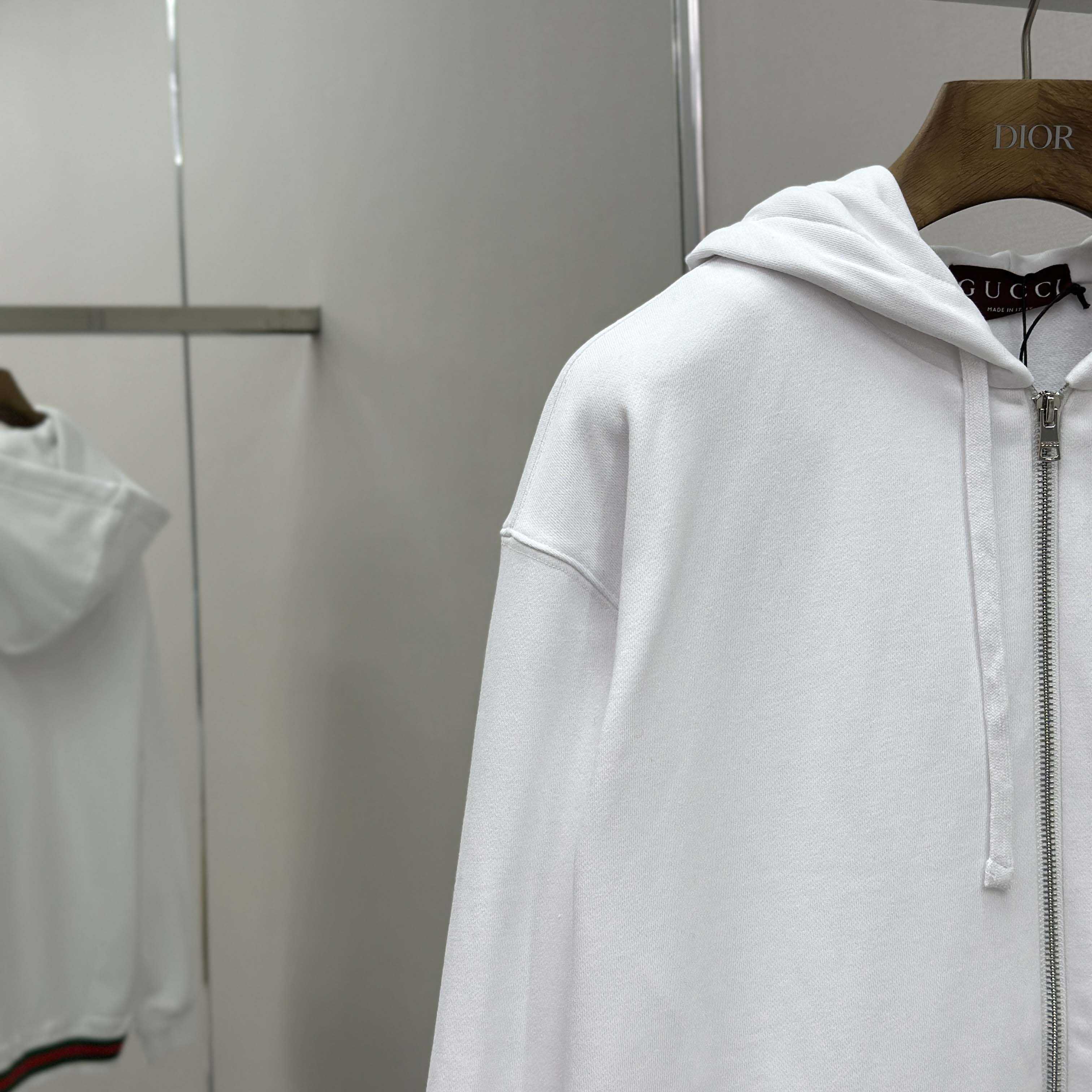 Gucci Cotton Jersey Sweatshirt With Web - DopestKickz