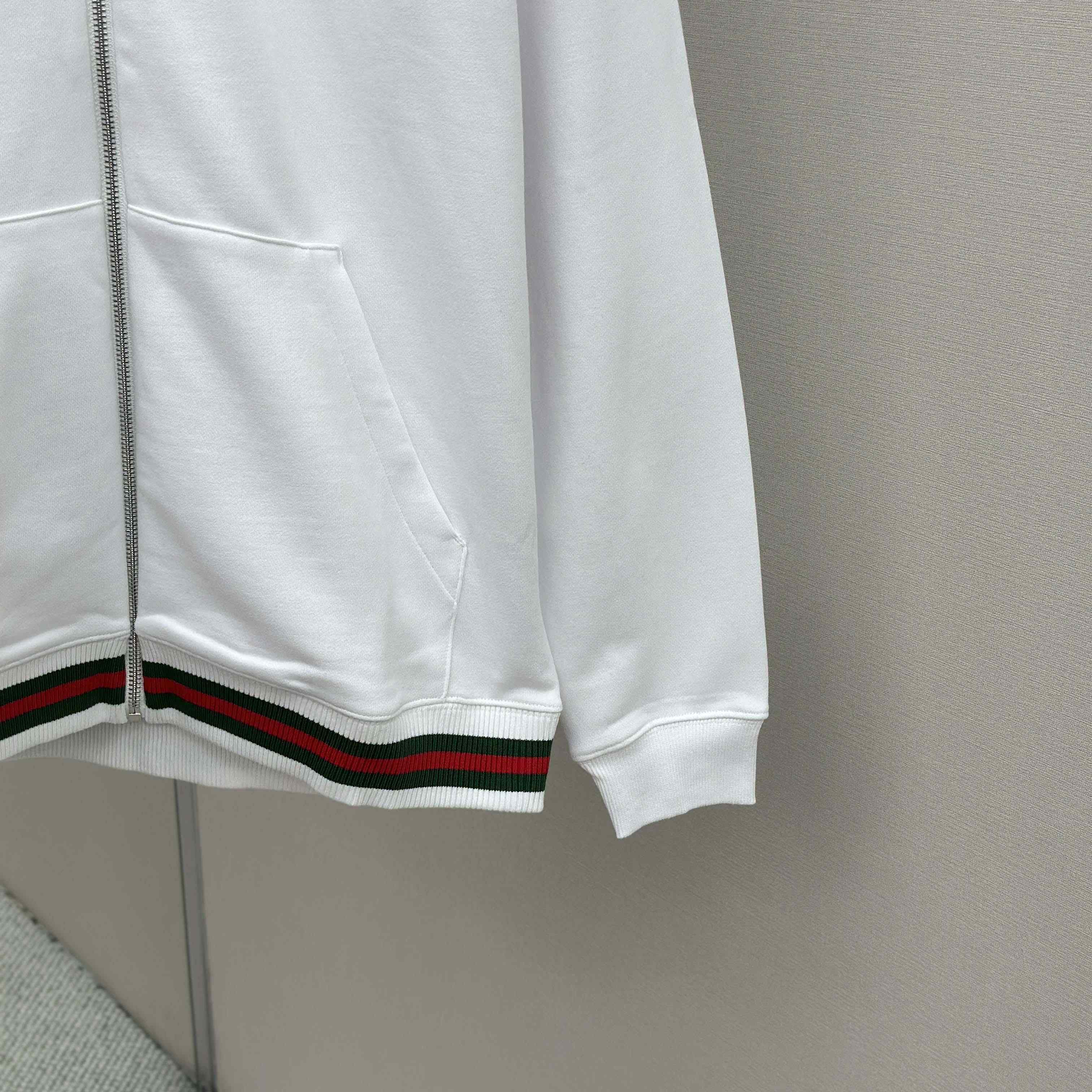 Gucci Cotton Jersey Sweatshirt With Web - DopestKickz