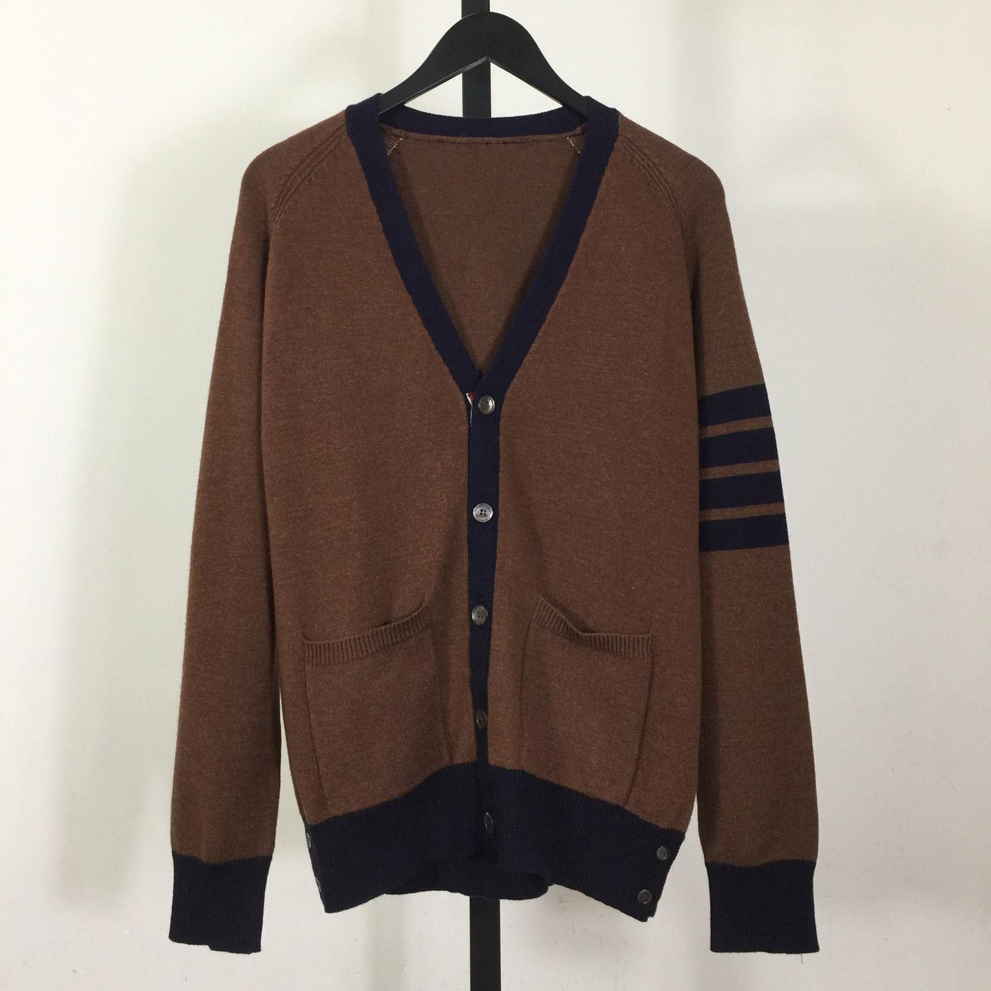 Thom Browne 4-Bar Cardigan - DopestKickz
