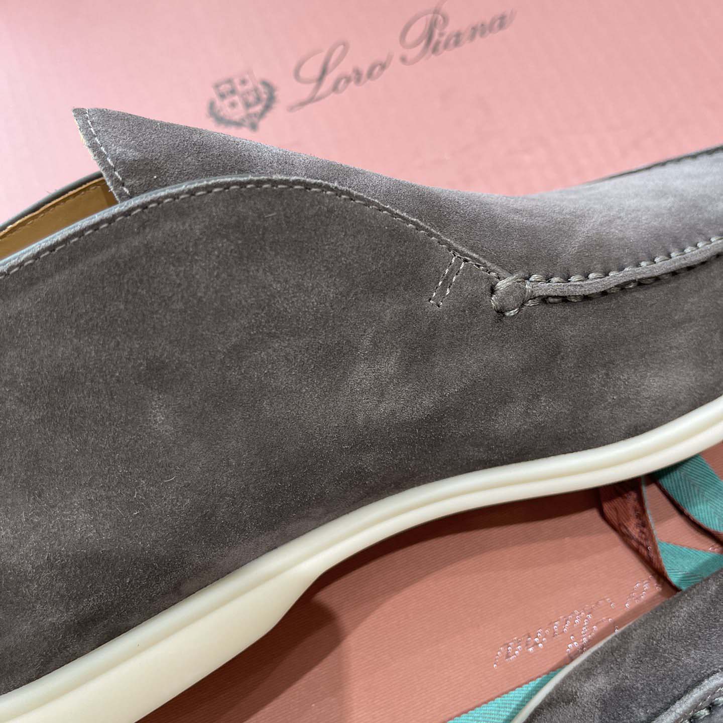 Loro Piana White Sole Summer Walk Loafers - DopestKickz