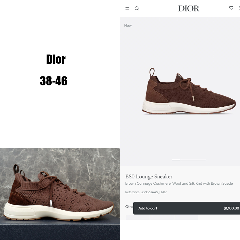 Dior B80 Lounge Sneaker  - DopestKickz