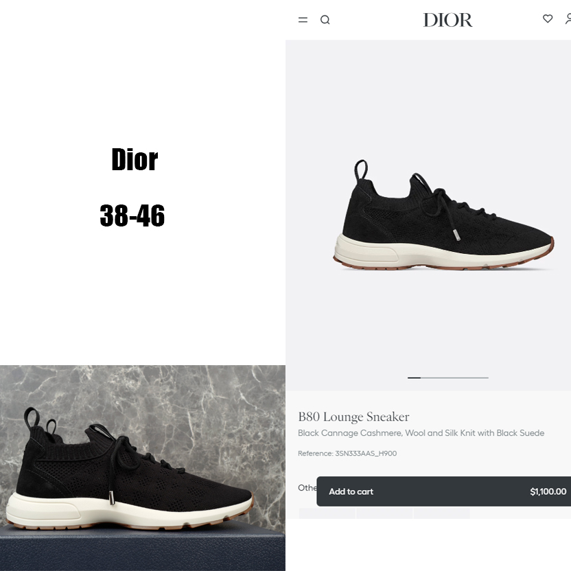 Dior B80 Lounge Sneaker  - DopestKickz