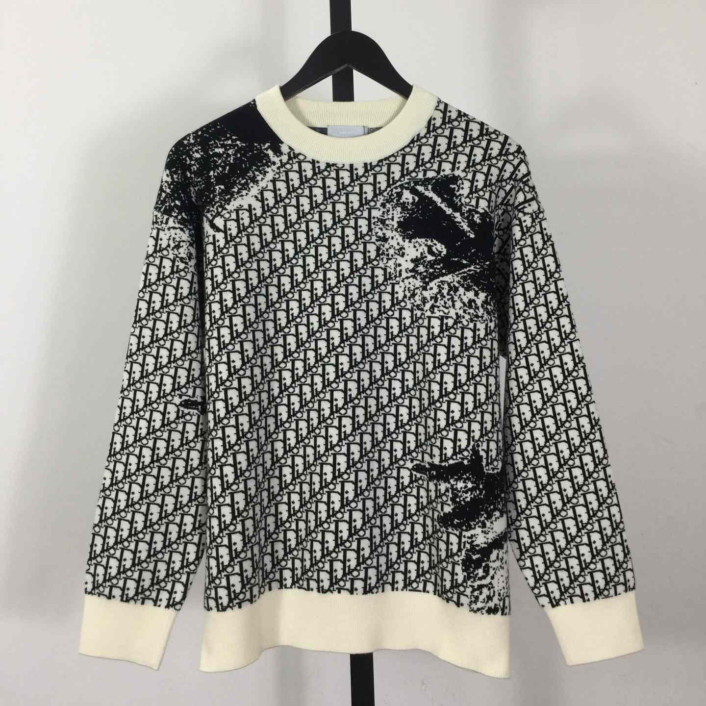 Dior Oblique Sweater In Wool - DopestKickz