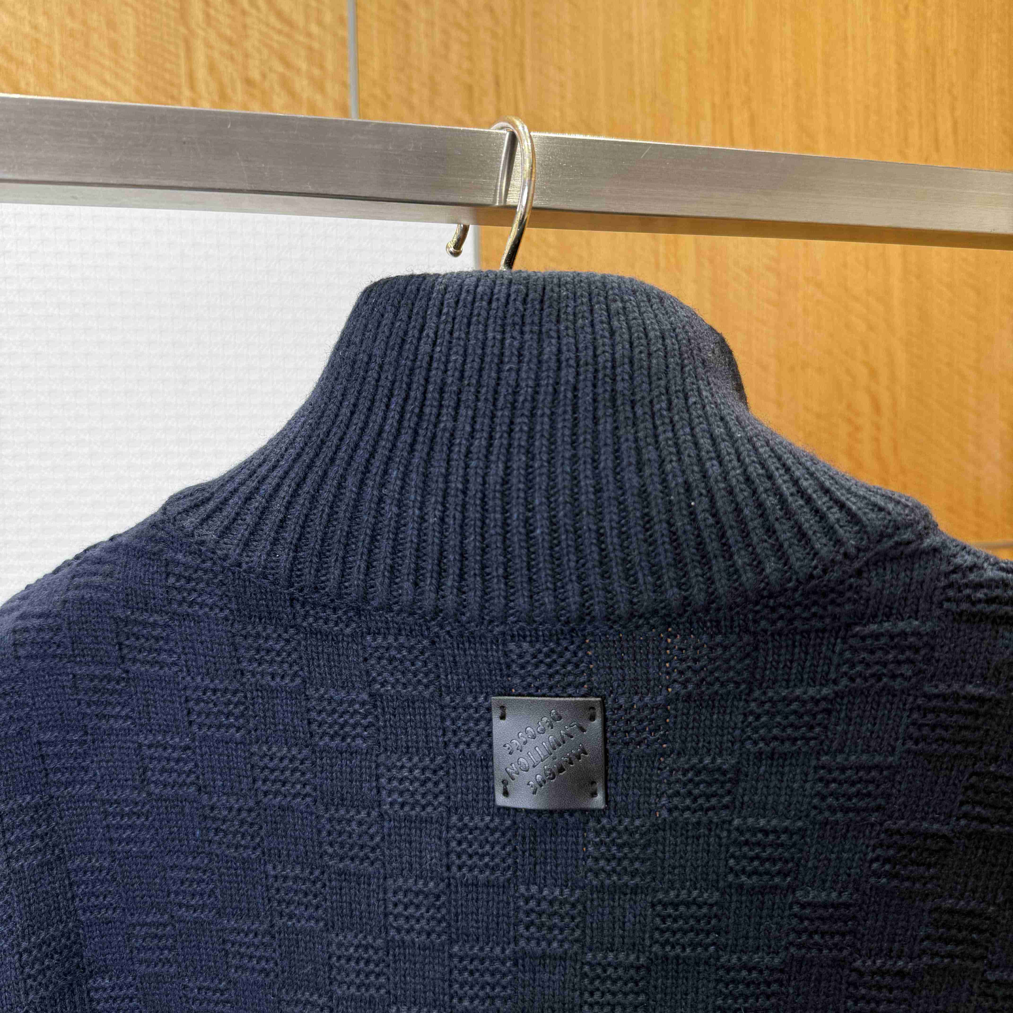 Louis Vuitton Cashmere-Wool Blend Half-Zip Pullover   1AIHNA - DopestKickz