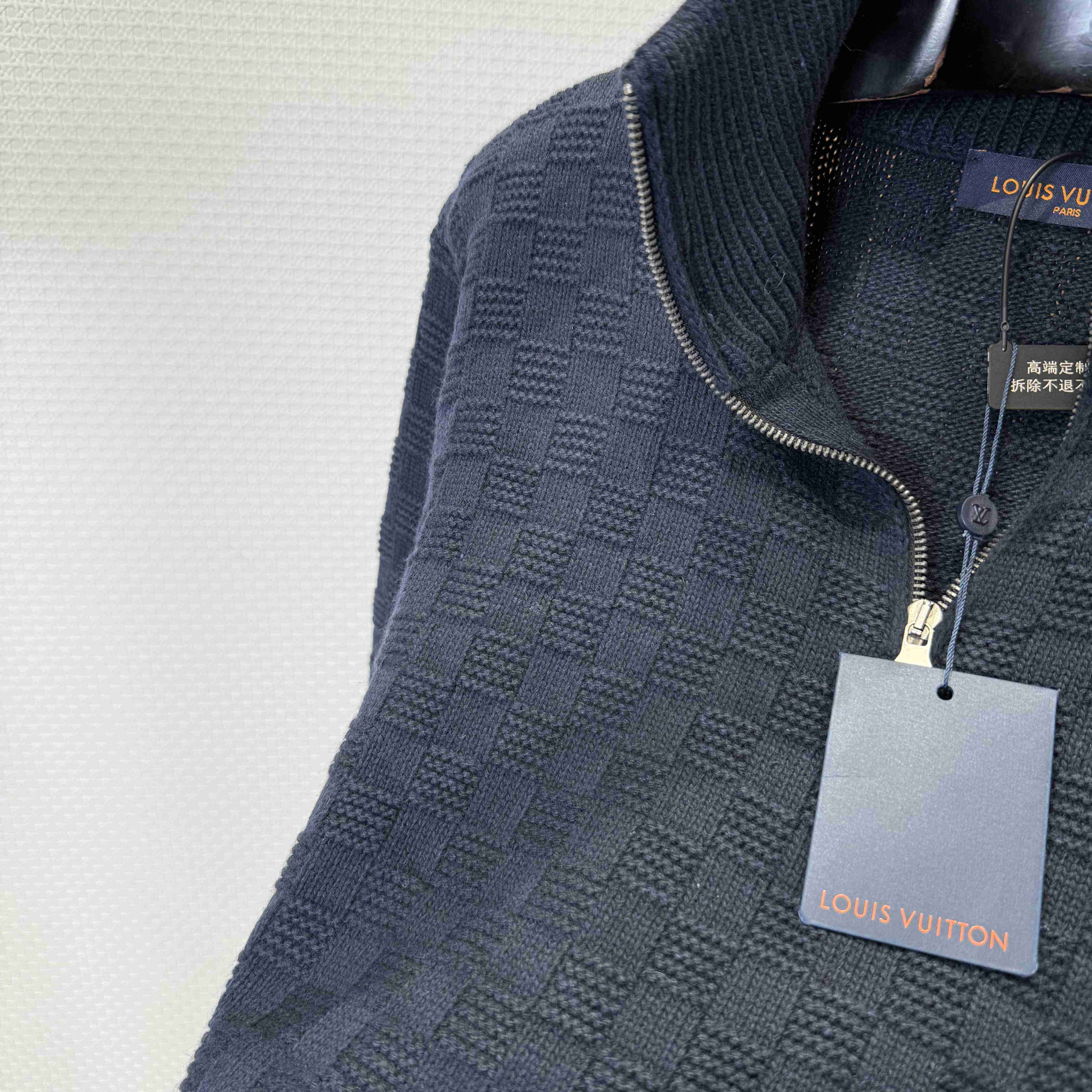 Louis Vuitton Cashmere-Wool Blend Half-Zip Pullover   1AIHNA - DopestKickz