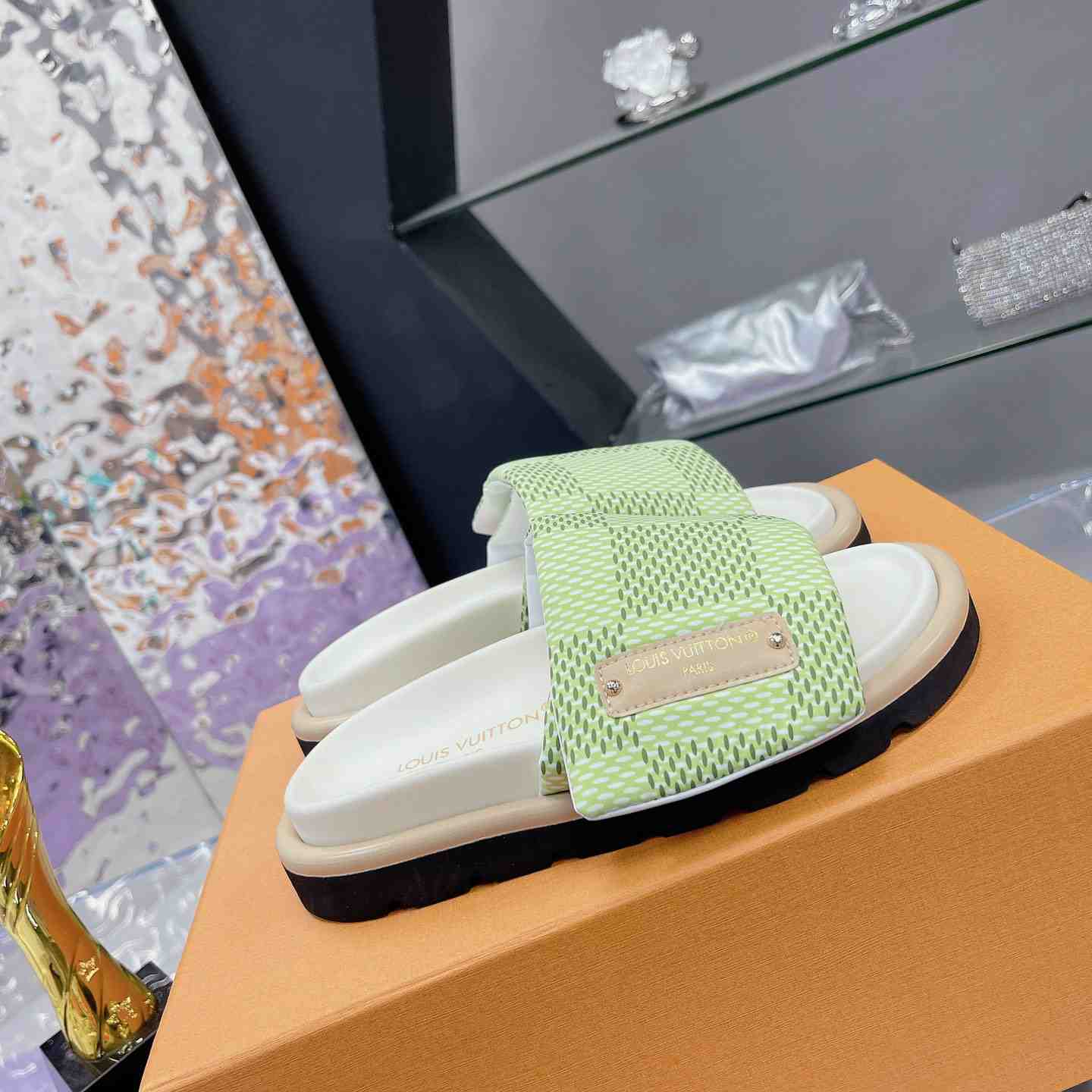 Louis Vuitton Pool Pillow Flat Comfort Mule - DopestKickz