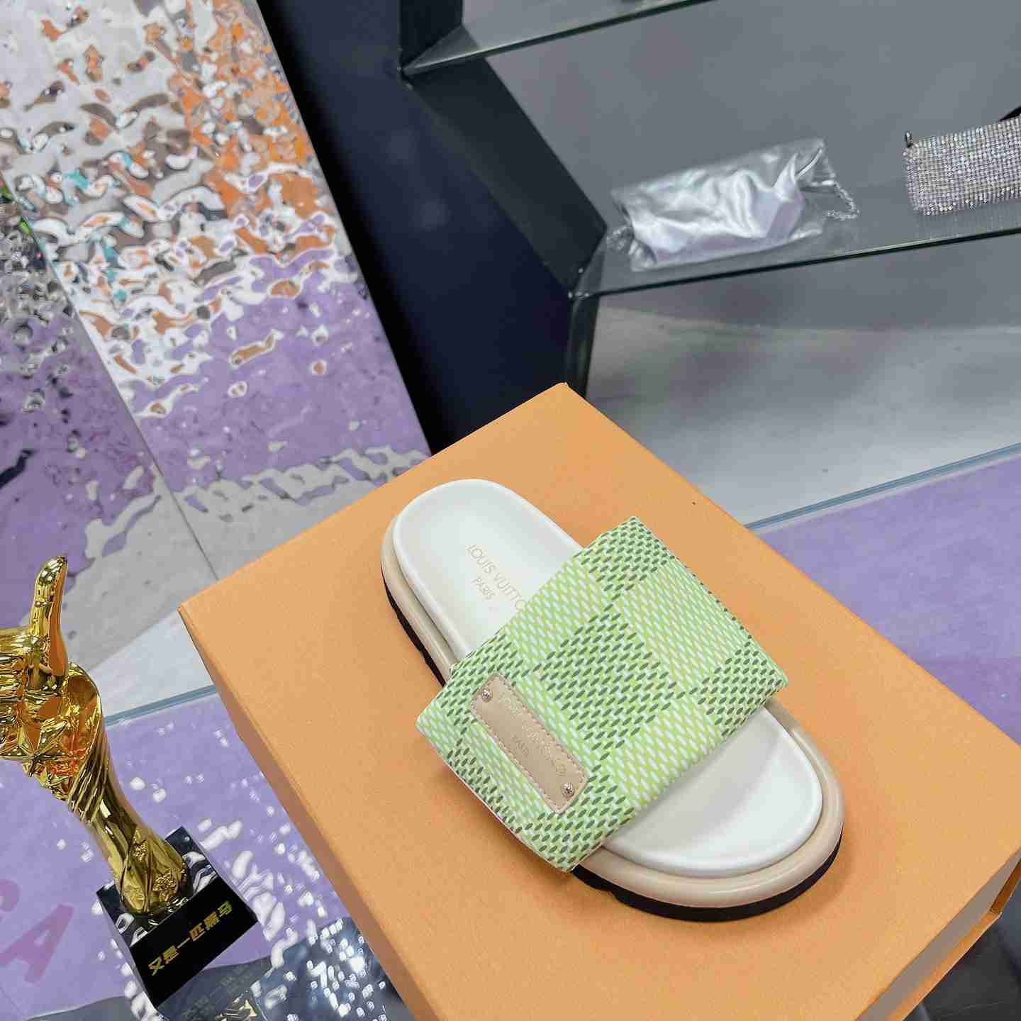 Louis Vuitton Pool Pillow Flat Comfort Mule - DopestKickz