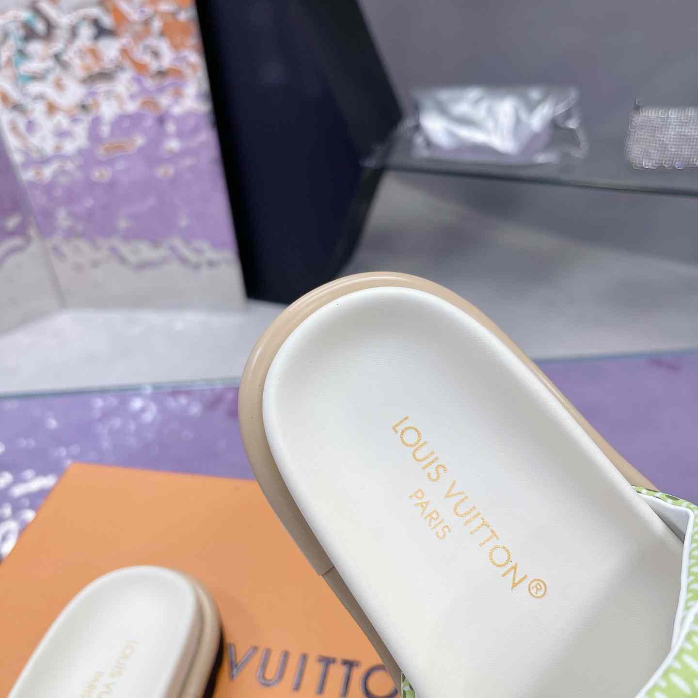 Louis Vuitton Pool Pillow Flat Comfort Mule - DopestKickz