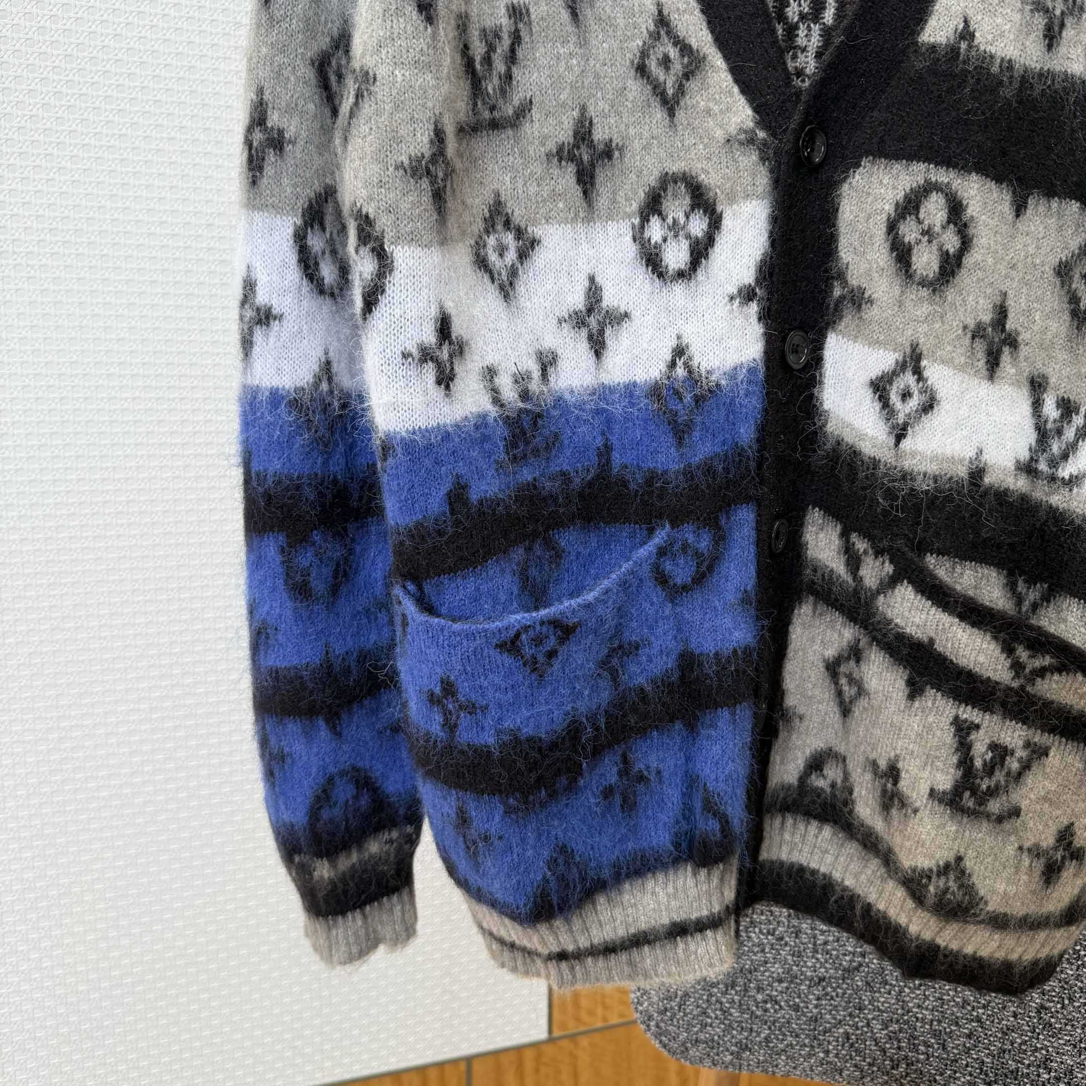 Louis Vuitton Monogram Mohair Cardigan   1AIOX9 - DopestKickz