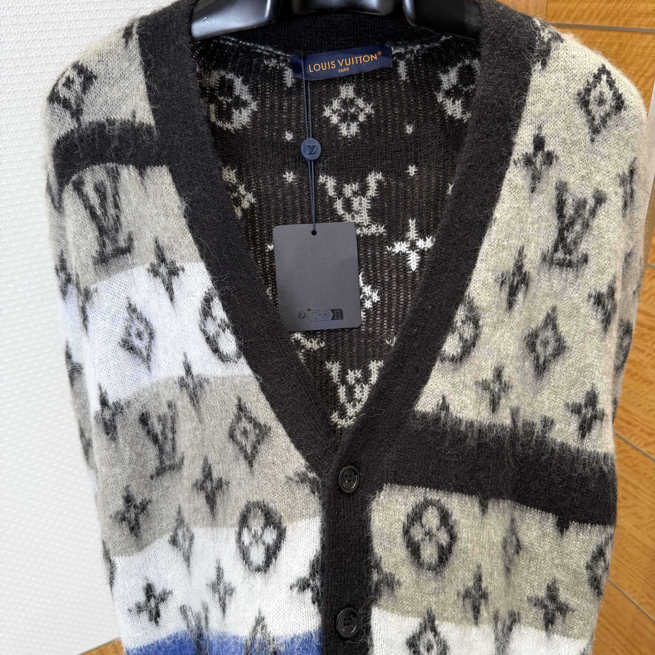 Louis Vuitton Monogram Mohair Cardigan   1AIOX9 - DopestKickz