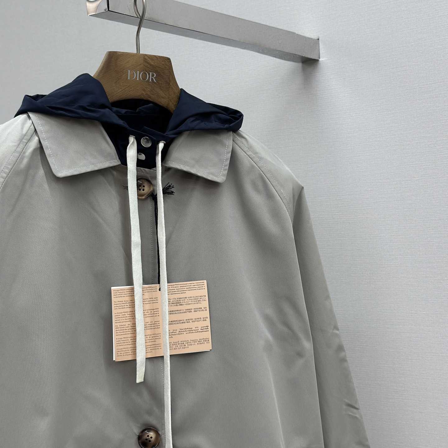 Miu Miu Panama Cotton And Technical Pongé Blouson Jacket - DopestKickz