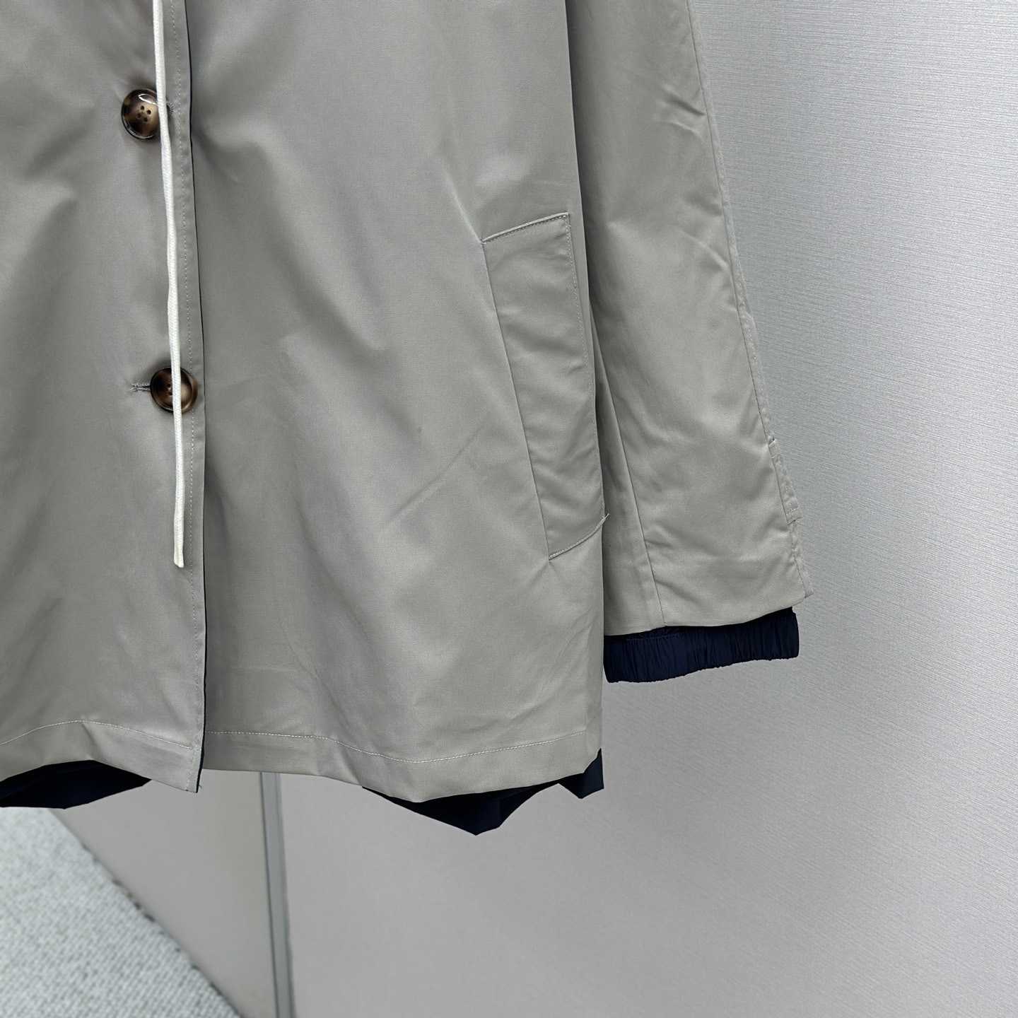 Miu Miu Panama Cotton And Technical Pongé Blouson Jacket - DopestKickz