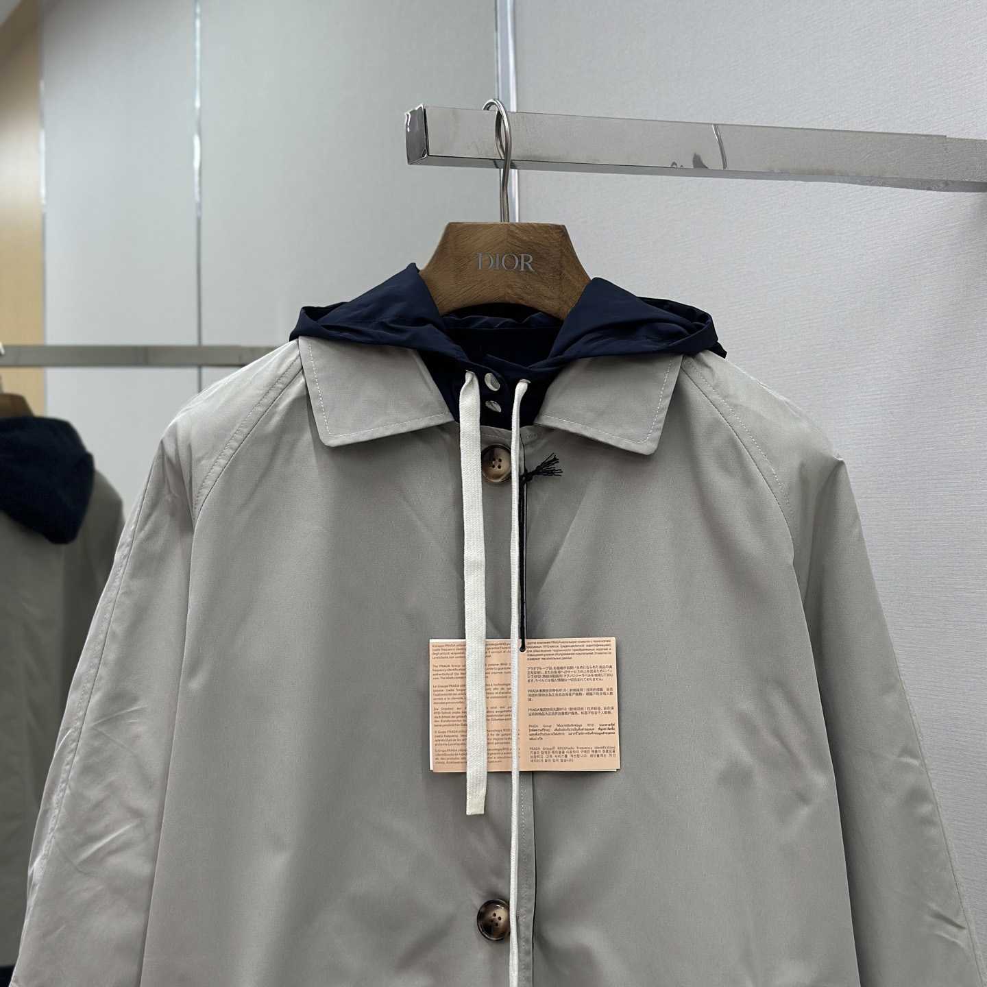 Miu Miu Panama Cotton And Technical Pongé Blouson Jacket - DopestKickz