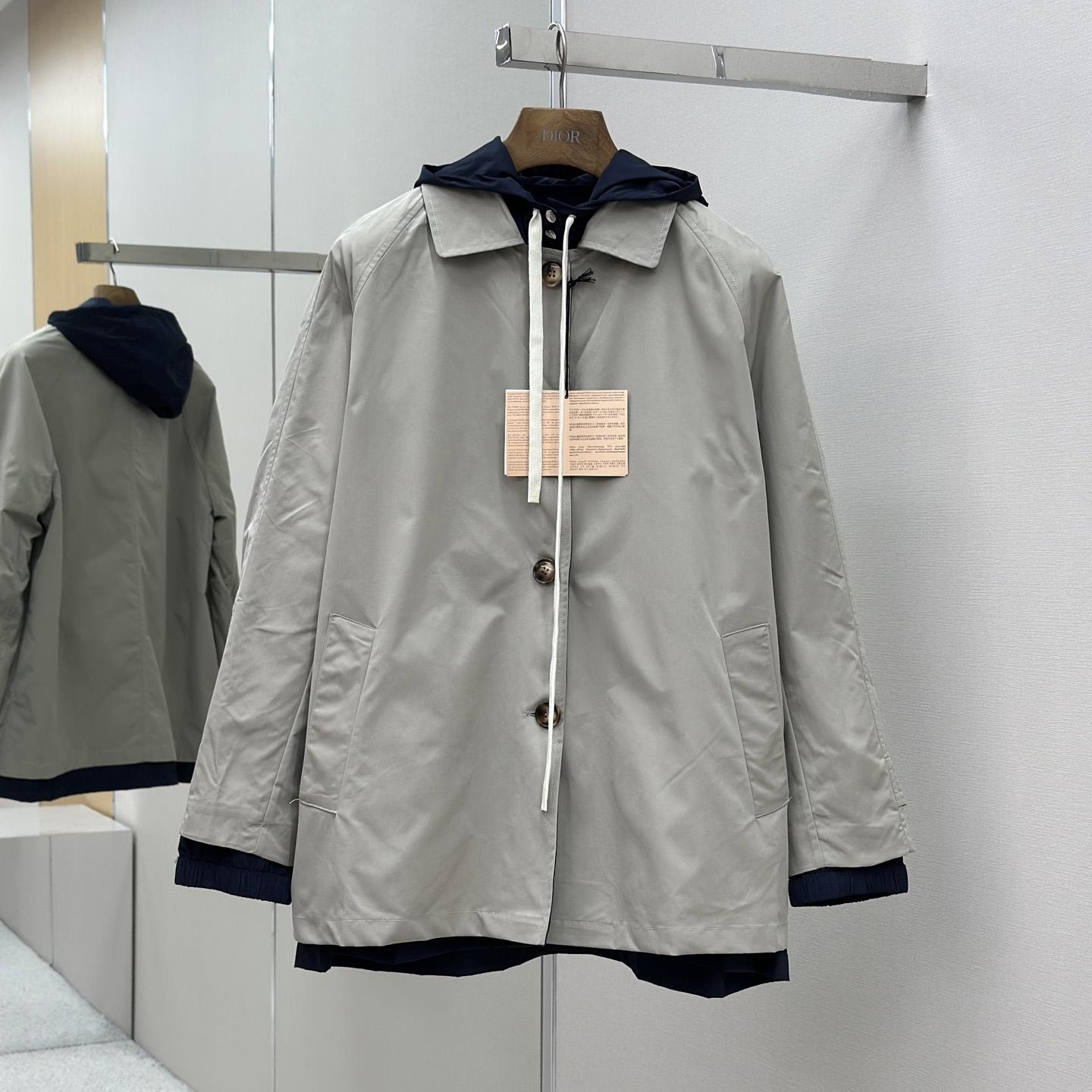 Miu Miu Panama Cotton And Technical Pongé Blouson Jacket - DopestKickz