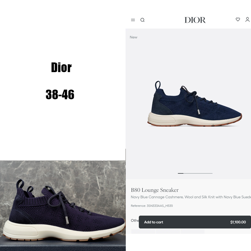 Dior B80 Lounge Sneaker  - DopestKickz