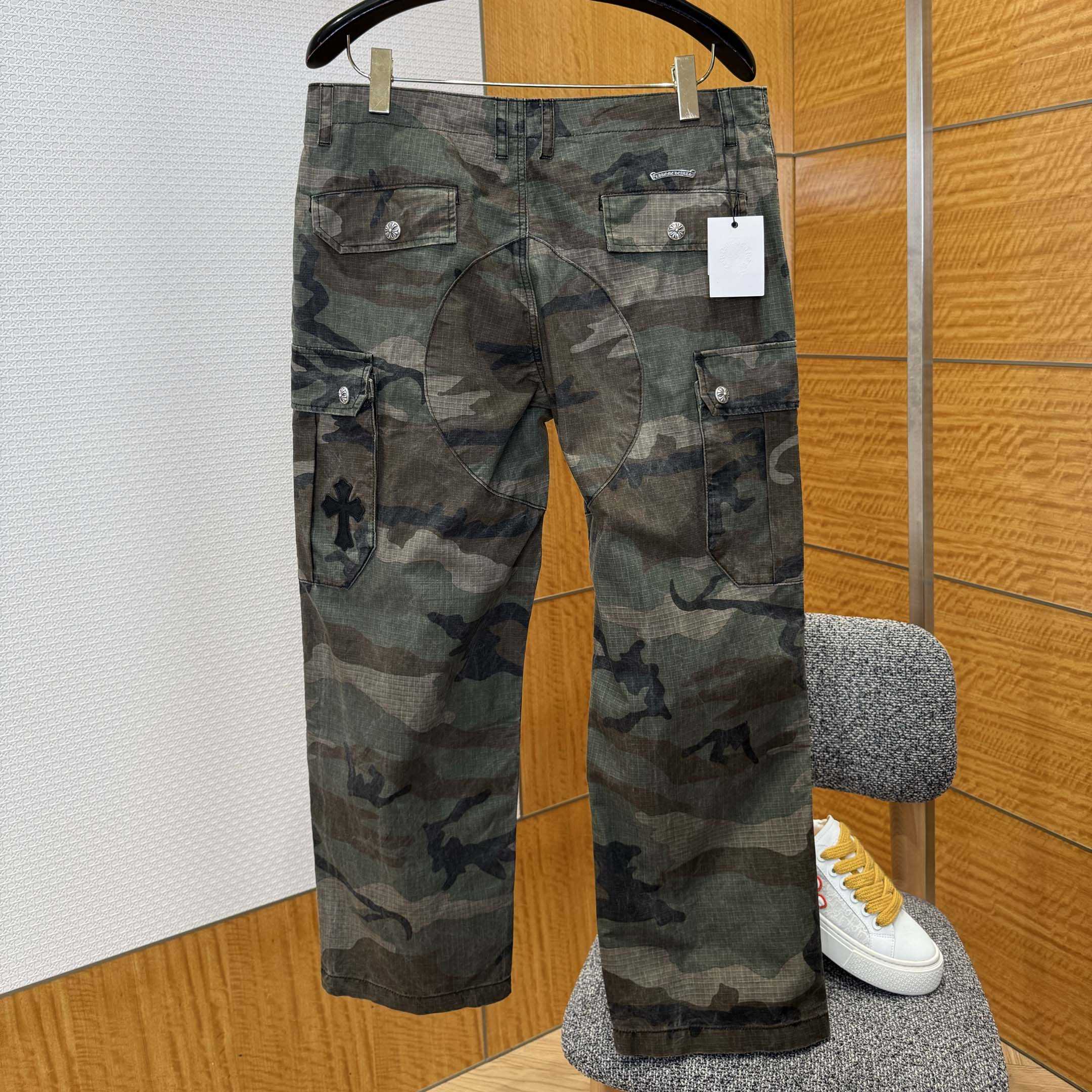 Chrome Hearts Camo Cargo Pants  - DopestKickz