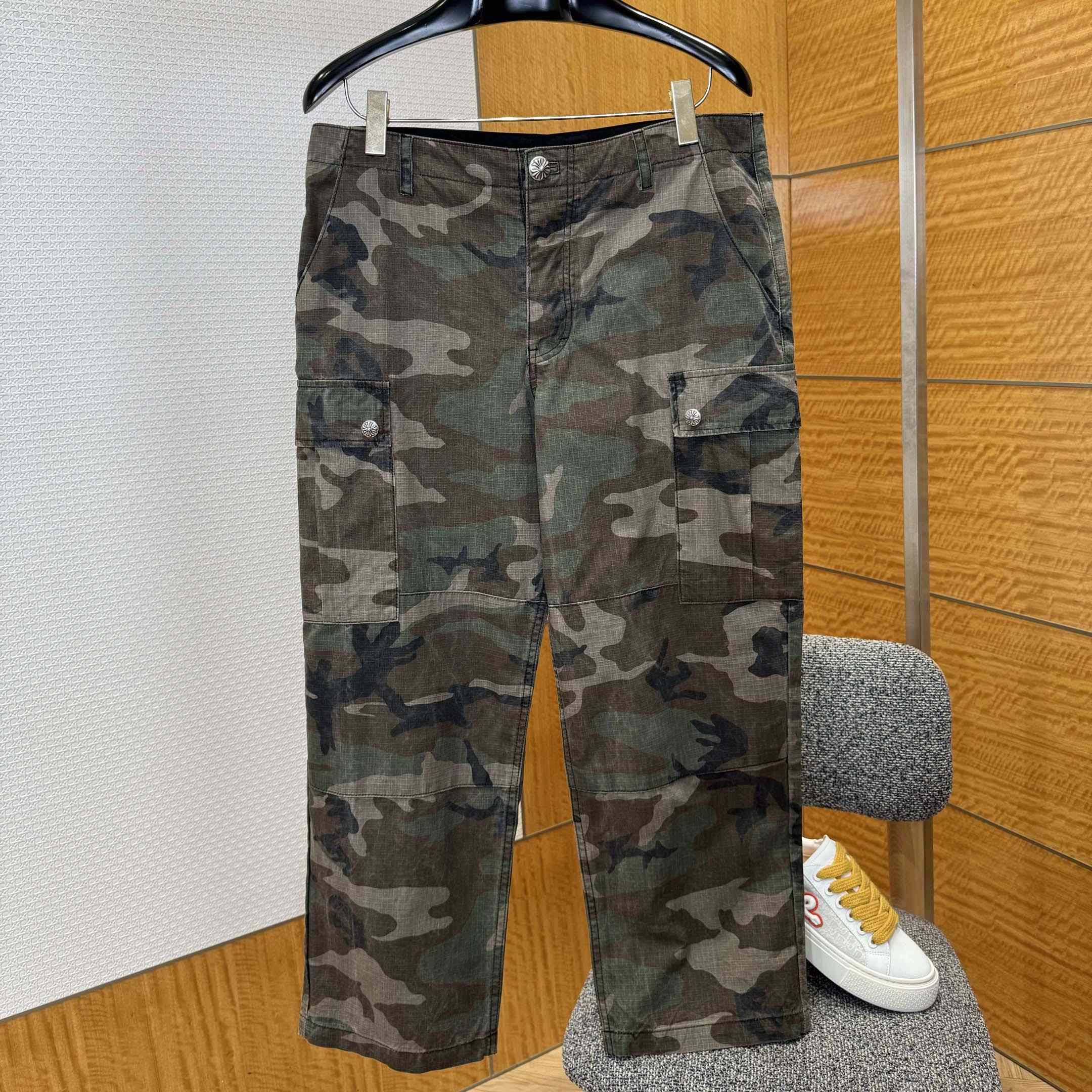 Chrome Hearts Camo Cargo Pants  - DopestKickz