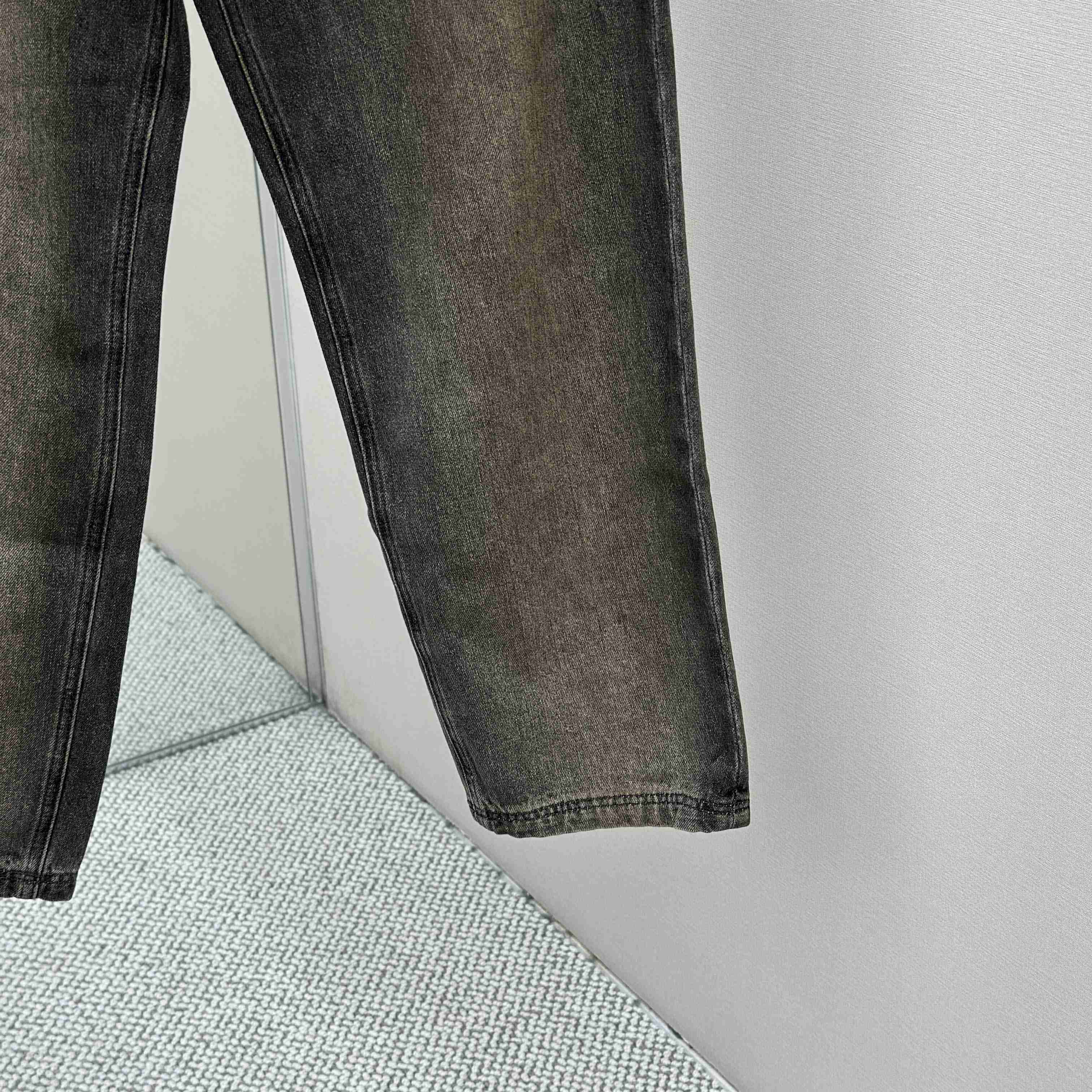 Fendi Grey Overdyed Jeans - DopestKickz