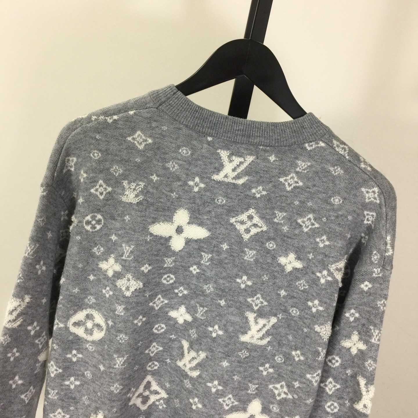Louis Vuitton Monogram Wool Blend Pullover - DopestKickz